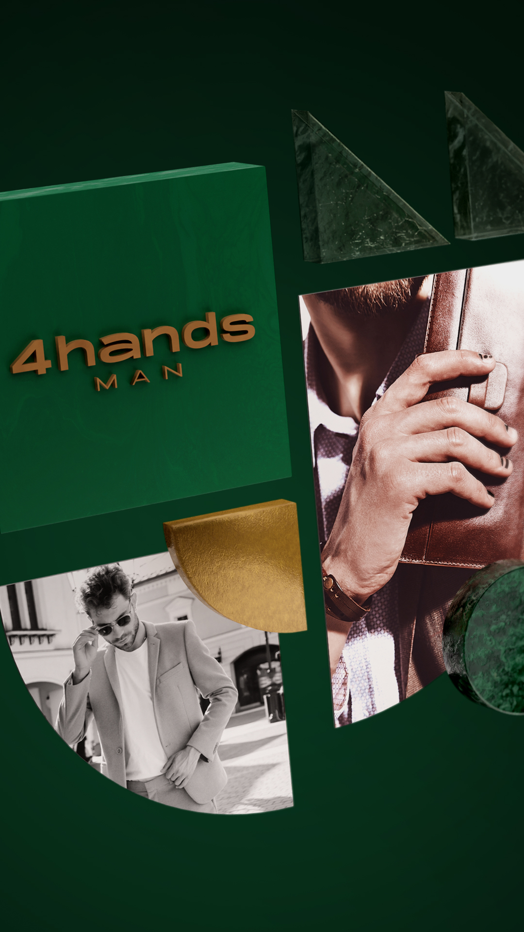 Сеть мужских detailing центров 4hands man — Изображение №8 — Брендинг, Графика на Dprofile