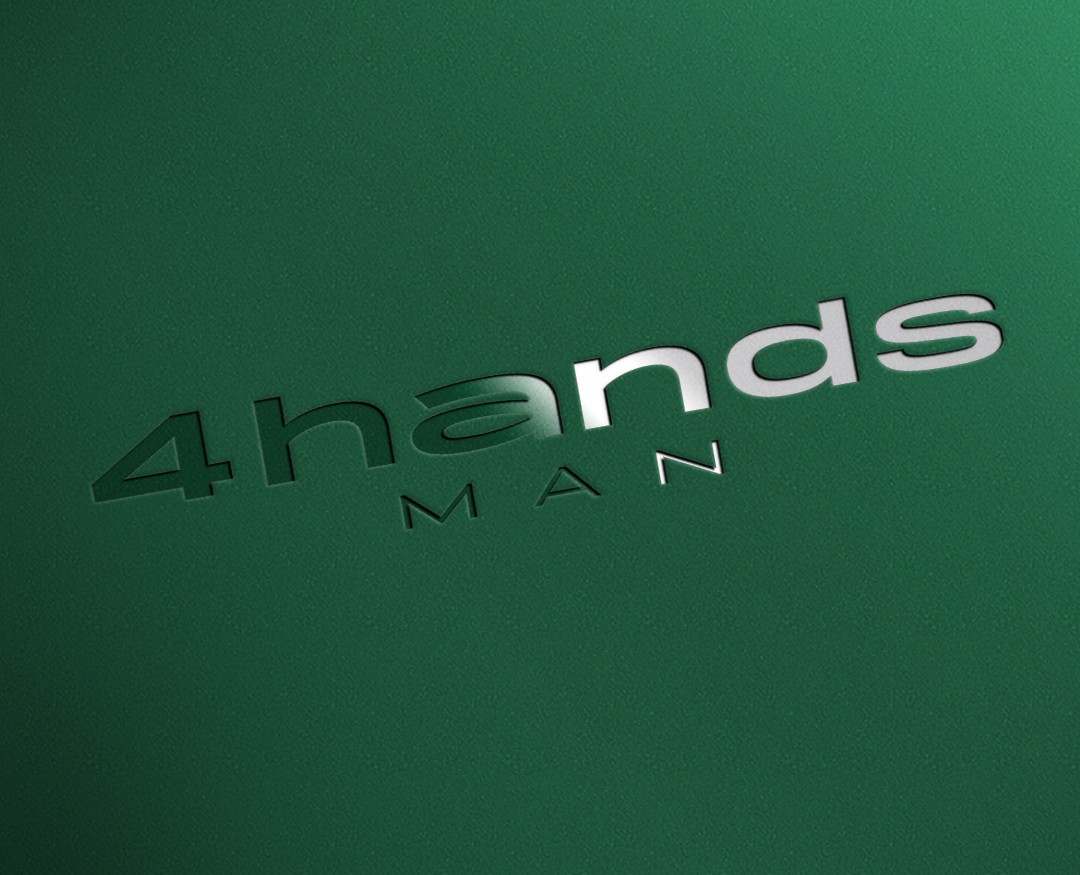 Сеть мужских detailing центров 4hands man — Брендинг, Графика на Dprofile