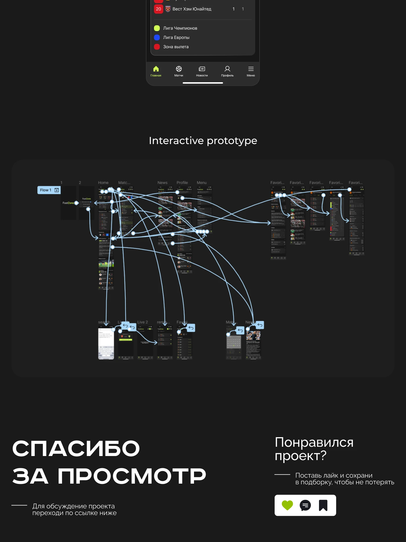 Мобильное приложение футбол / mobile app football — Изображение №7 — Интерфейсы на Dprofile