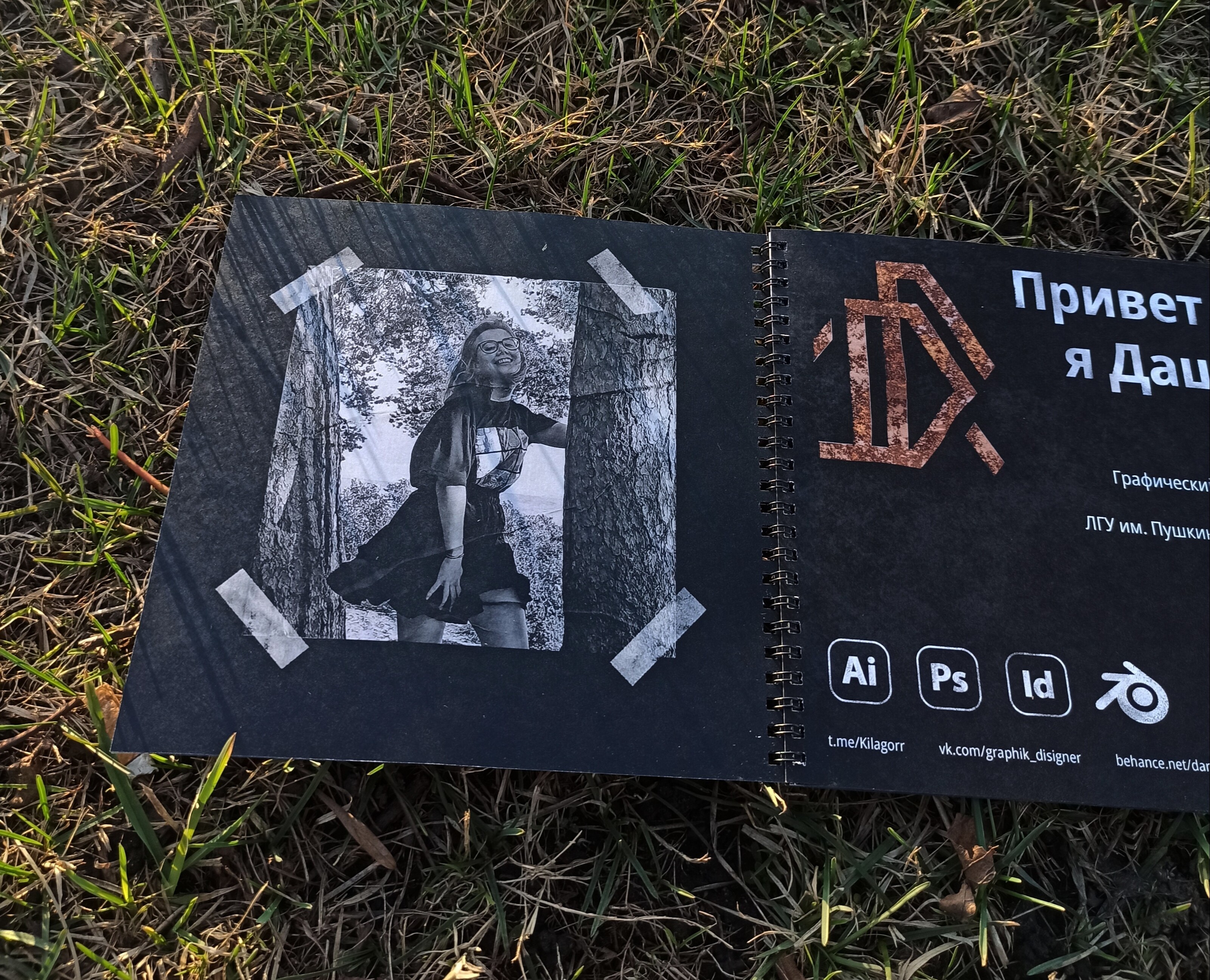 Брошюра с портфолио — Графика на Dprofile