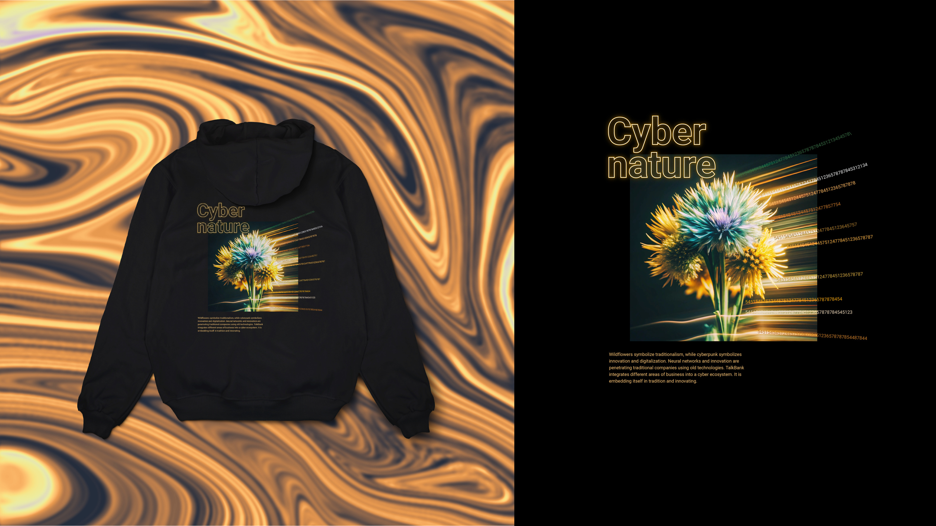 Мерч "Cyber nature" — Изображение №5 — Графика, Маркетинг на Dprofile