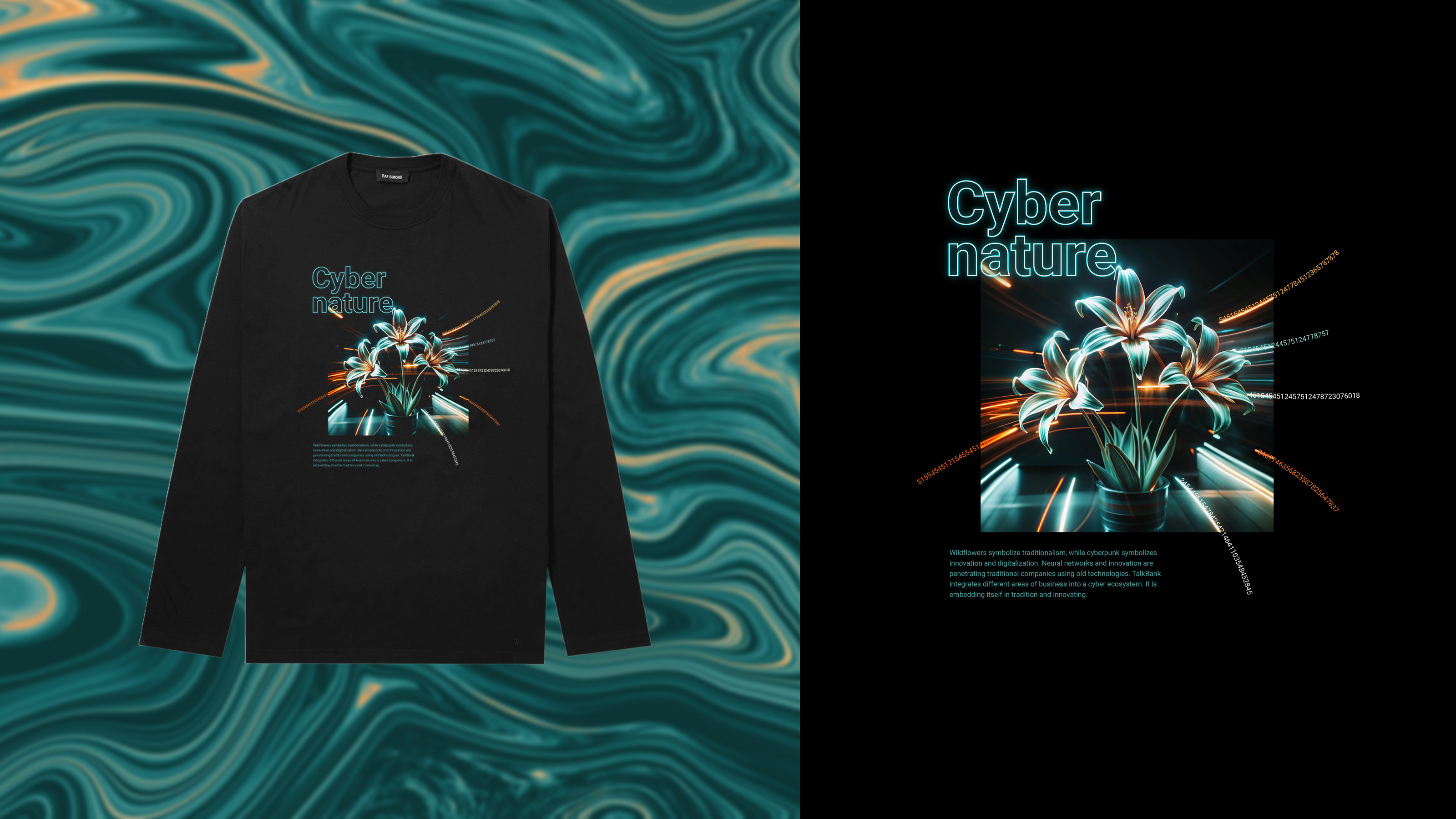 Мерч "Cyber nature" — Изображение №3 — Графика, Маркетинг на Dprofile