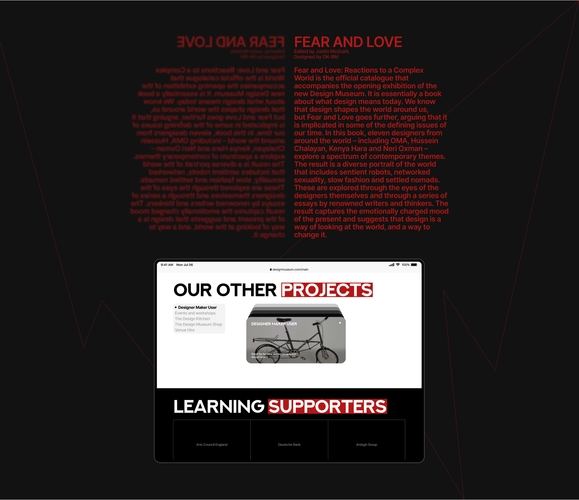 THE DESIGN MUSEUM | Corporate — Изображение №7 — Интерфейсы на Dprofile