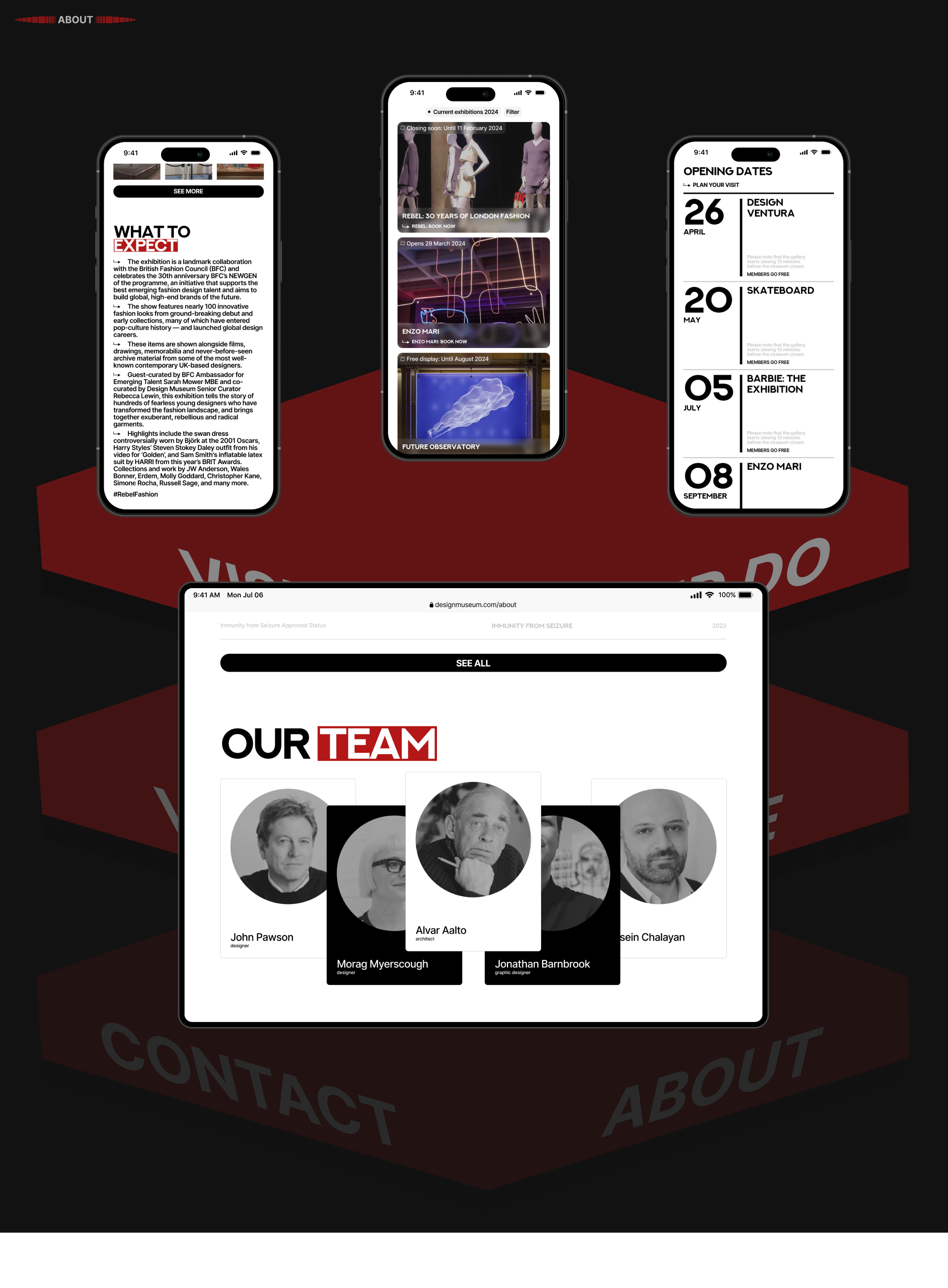 THE DESIGN MUSEUM | Corporate — Изображение №14 — Интерфейсы на Dprofile