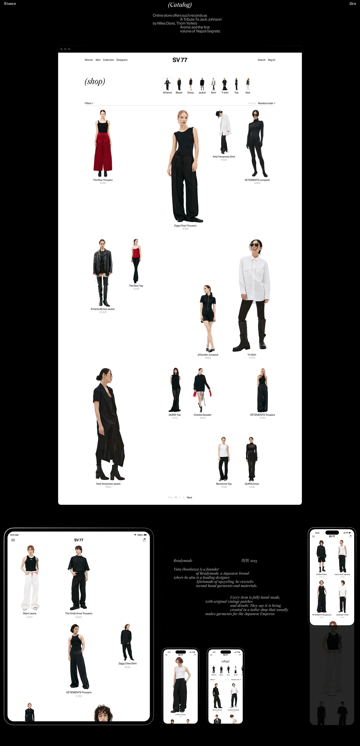 SV77 | E-commerce — Изображение №5 — Интерфейсы на Dprofile