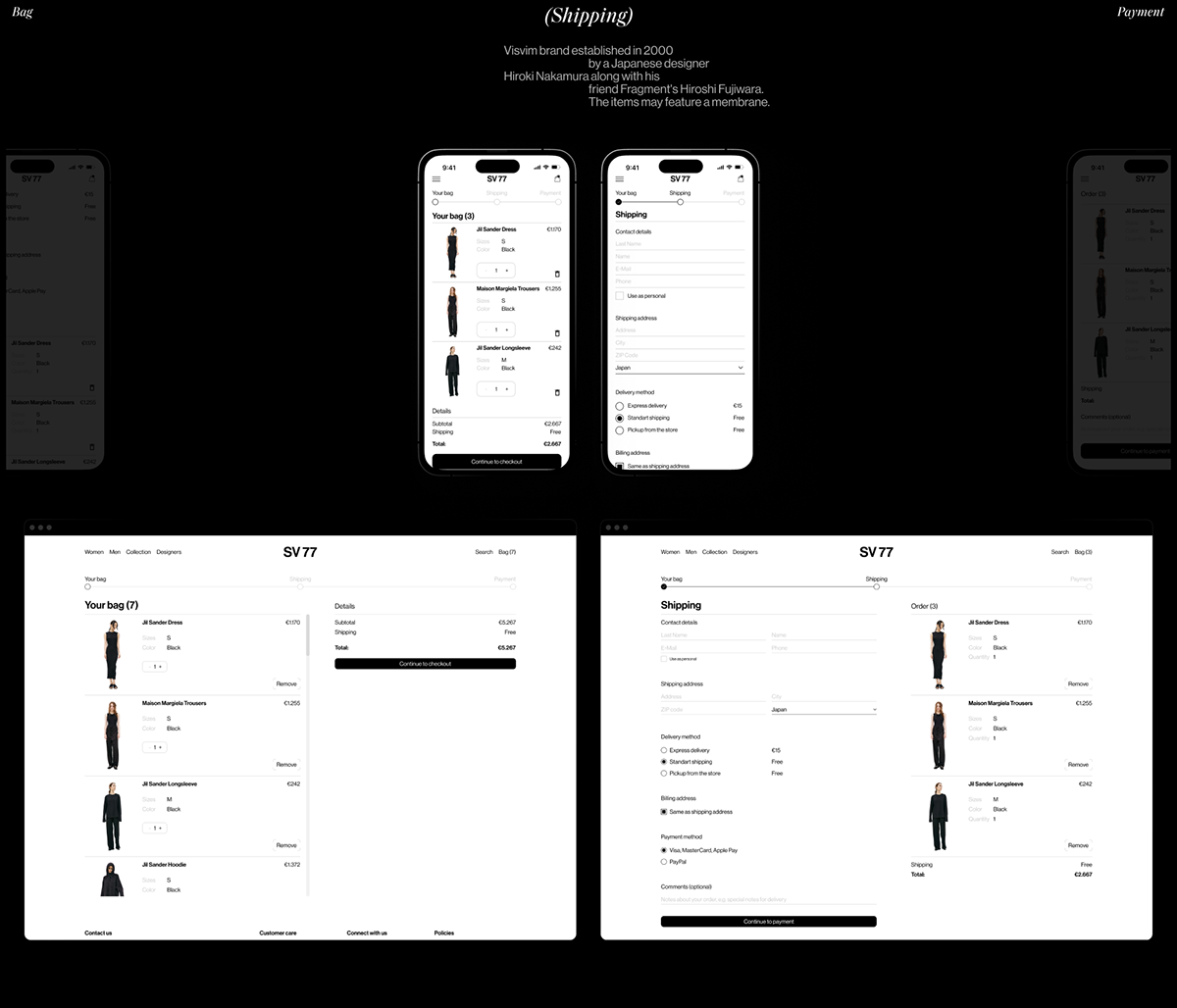 SV77 | E-commerce — Изображение №13 — Интерфейсы на Dprofile