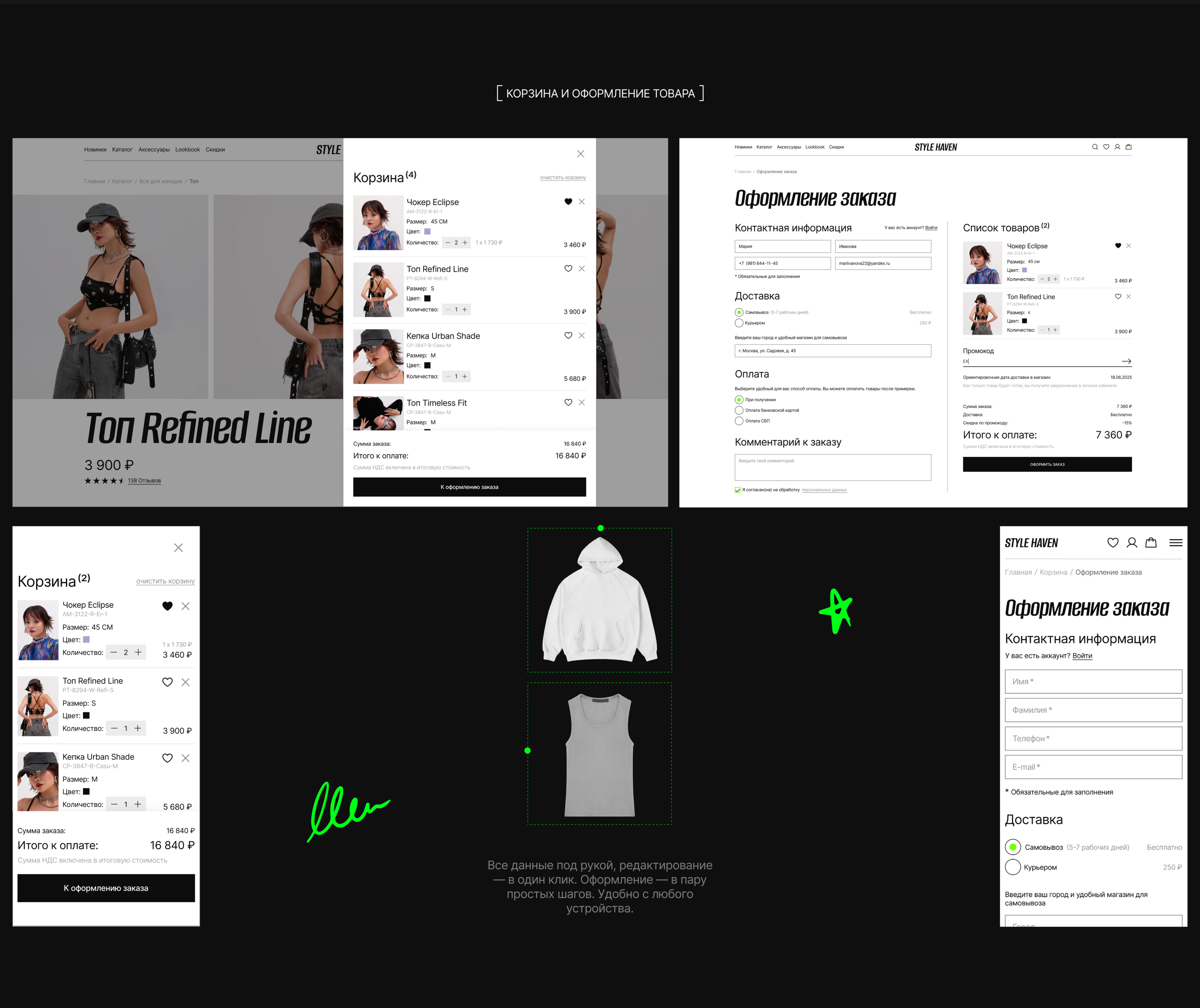 STYLE HAVEN │E-Commerce — Изображение №9 — Интерфейсы на Dprofile