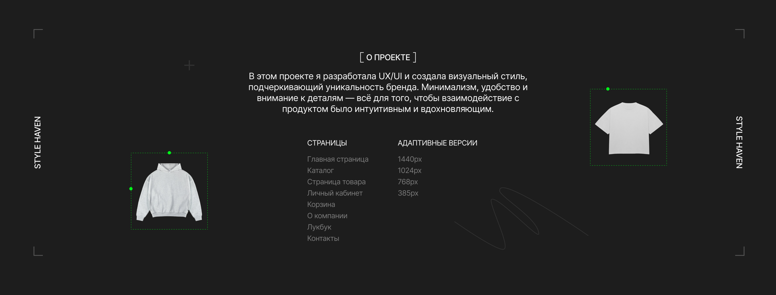 STYLE HAVEN │E-Commerce — Изображение №2 — Интерфейсы на Dprofile