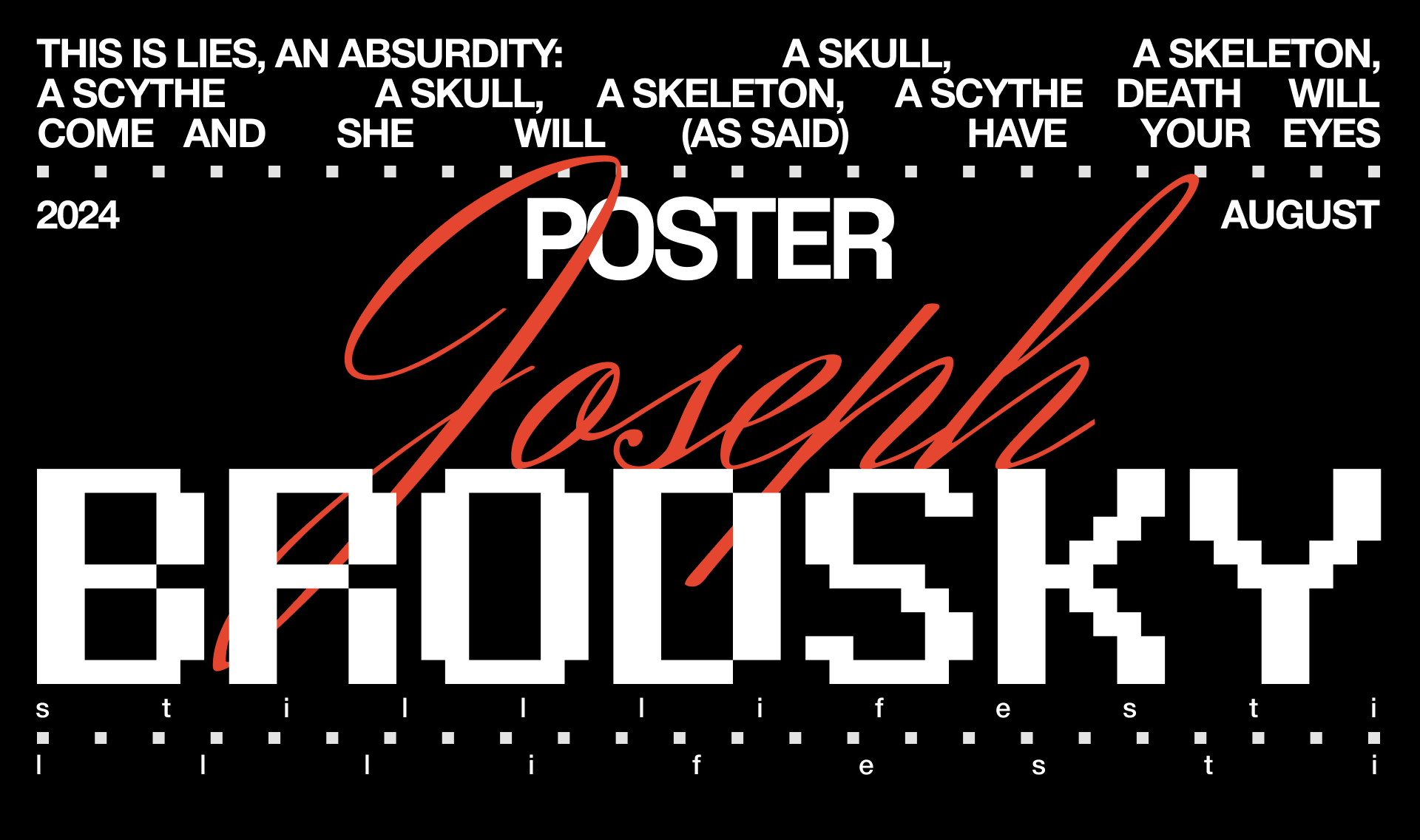Poster Collection | Joseph Brodsky — Изображение №1 — Графика на Dprofile