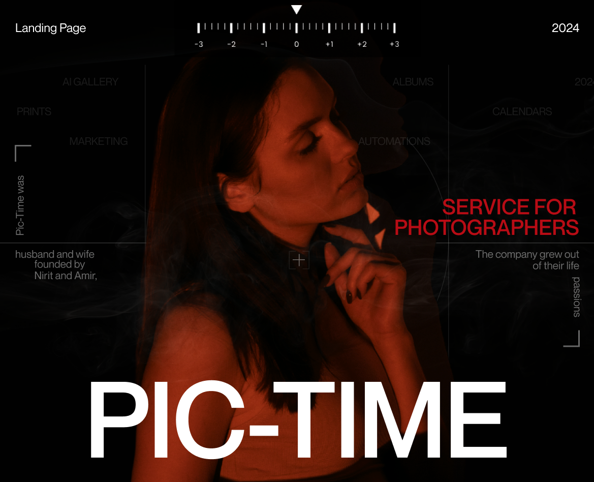 Landing Page | Pic-Time — Интерфейсы, Анимация на Dprofile