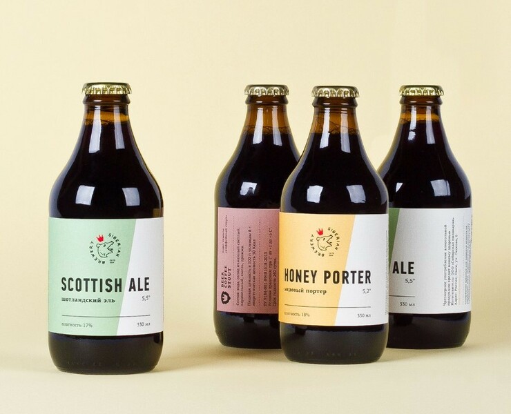 Siberian brewery — Брендинг на Dprofile
