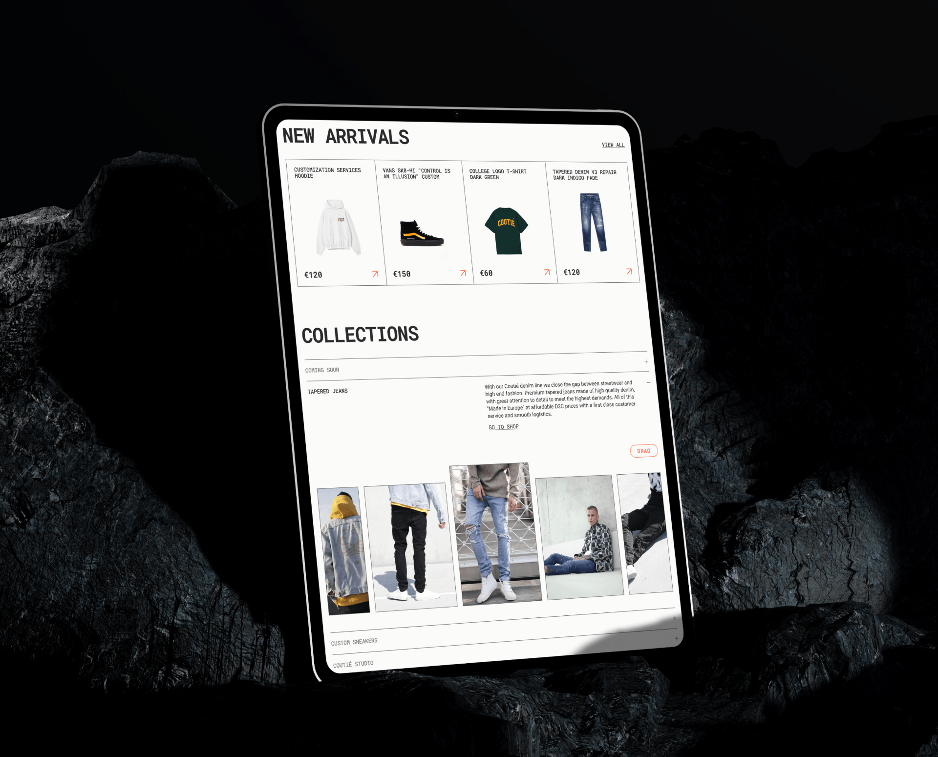 COUTIÉ | E-commerce redesign — Изображение №4 — Интерфейсы на Dprofile