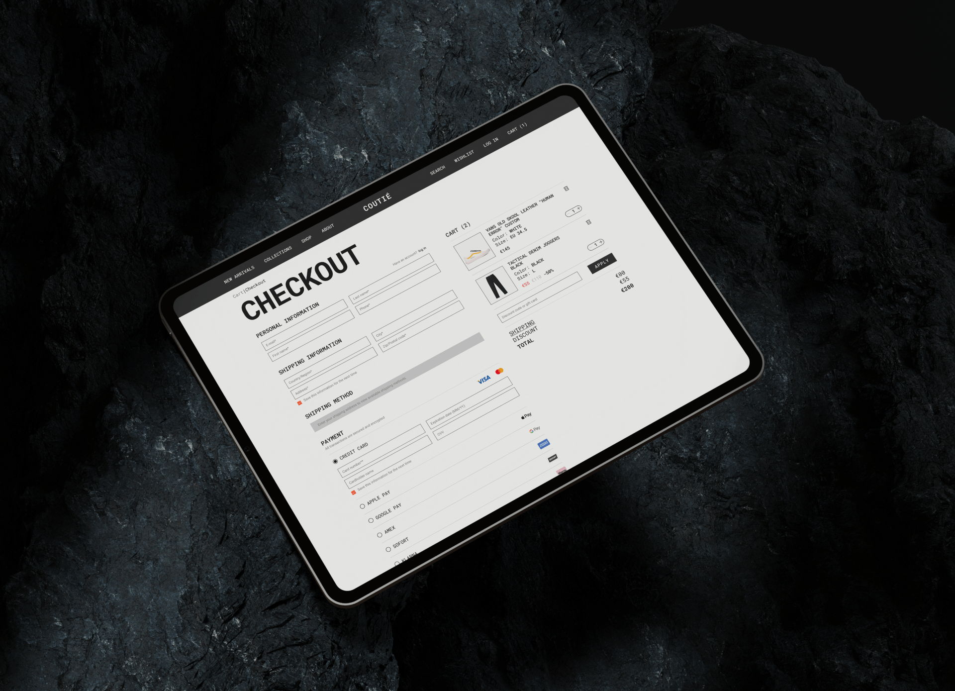 COUTIÉ | E-commerce redesign — Изображение №13 — Интерфейсы на Dprofile