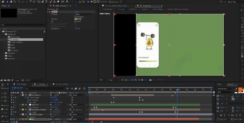 Character & UI animation — Изображение №13 — Интерфейсы, Анимация на Dprofile