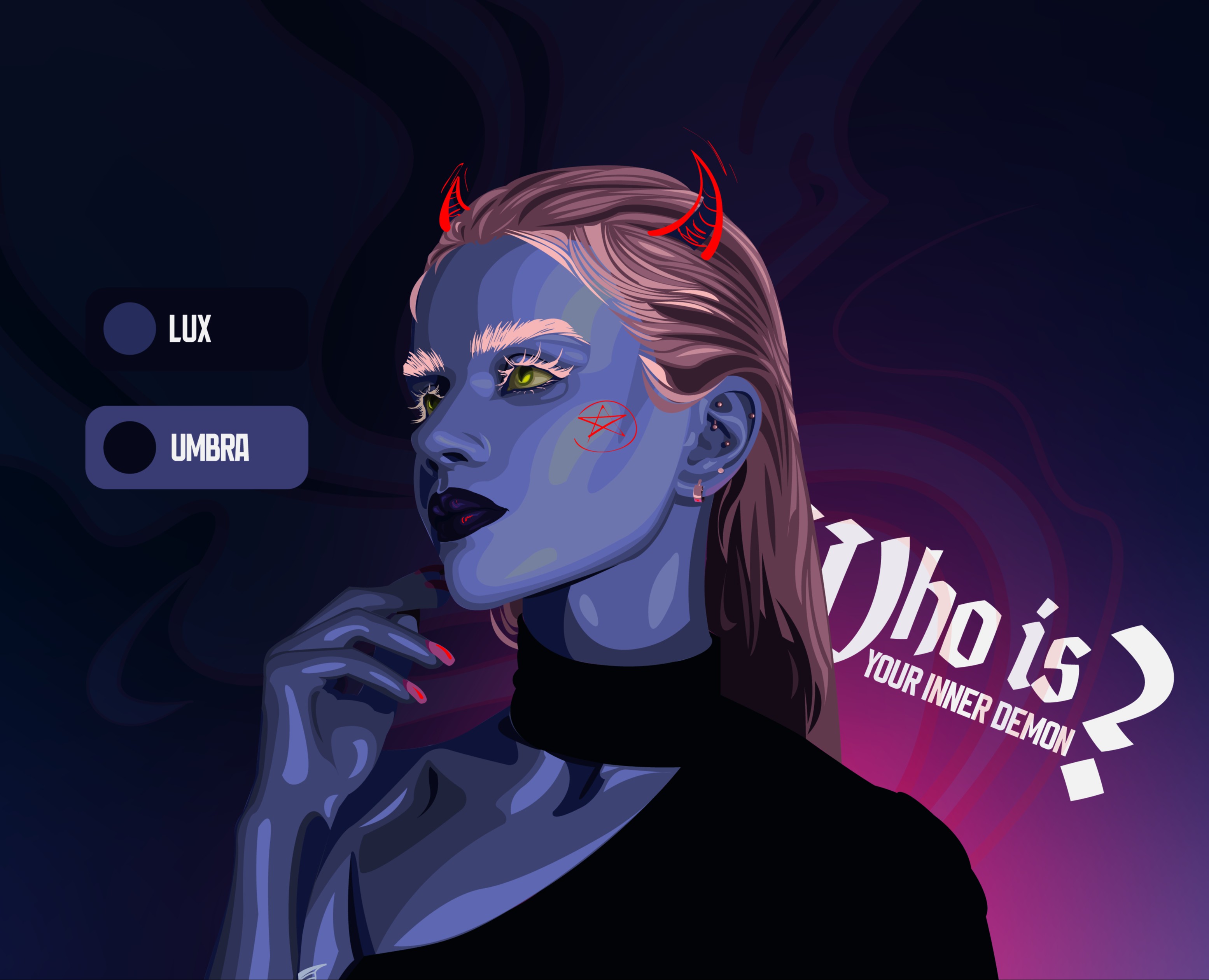 Внутренний демон, кто он? — Иллюстрация на Dprofile