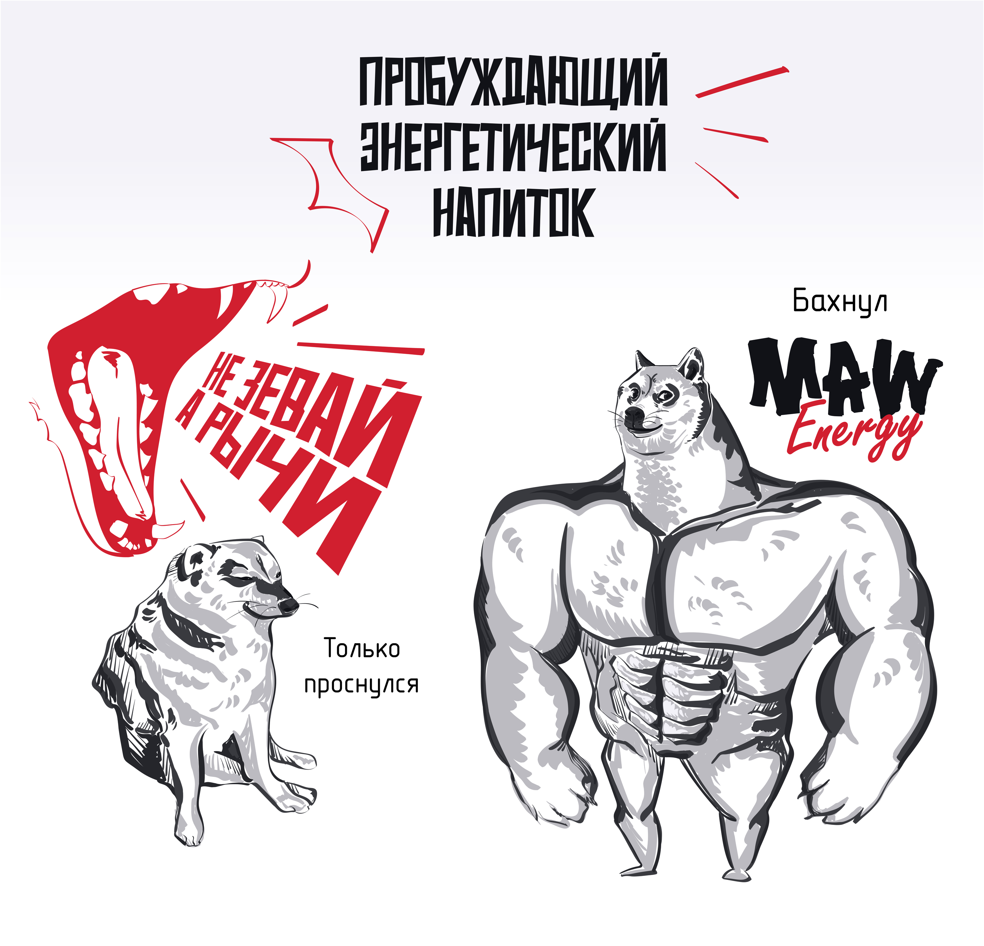 Maw Energy дизайн упаковки — Изображение №2 — Брендинг, Иллюстрация на Dprofile