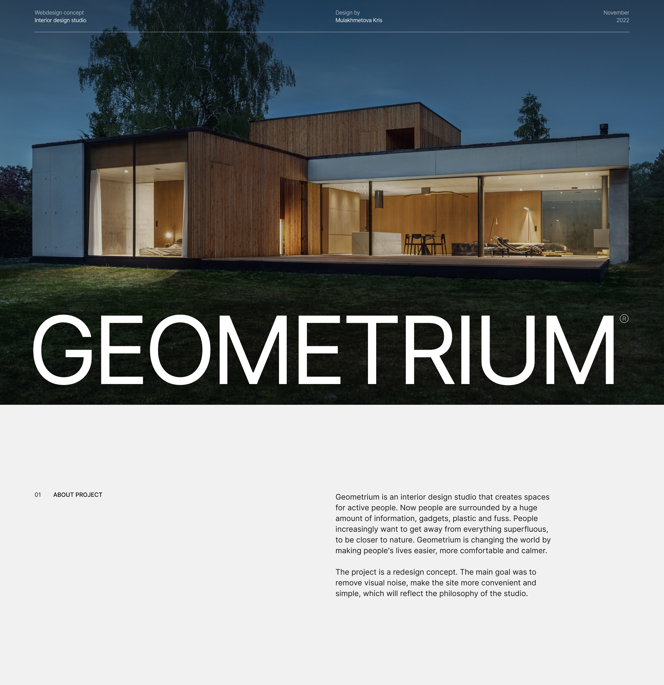 interior design studio|redesign concept — Изображение №1 — Интерфейсы на Dprofile