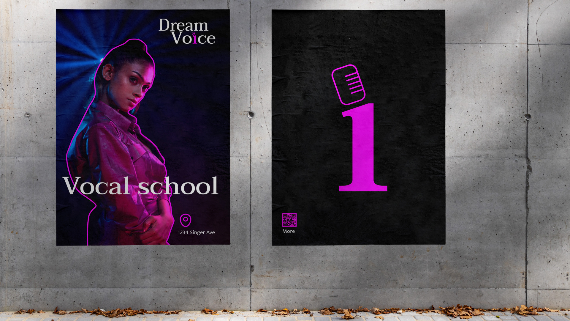 Dream Voice | Vocal School | Branding — Изображение №4 — Брендинг, Графика на Dprofile