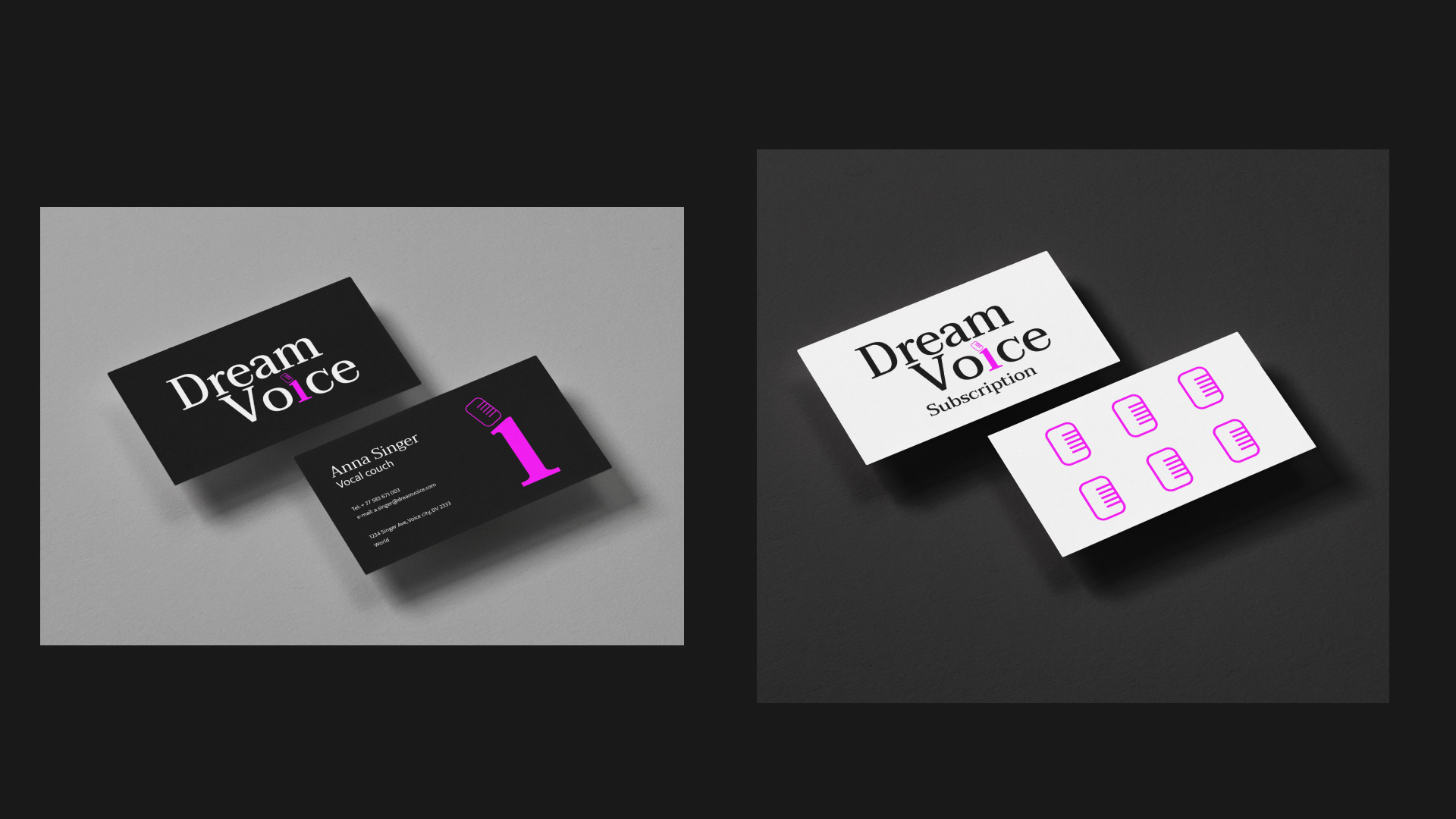 Dream Voice | Vocal School | Branding — Изображение №6 — Брендинг, Графика на Dprofile