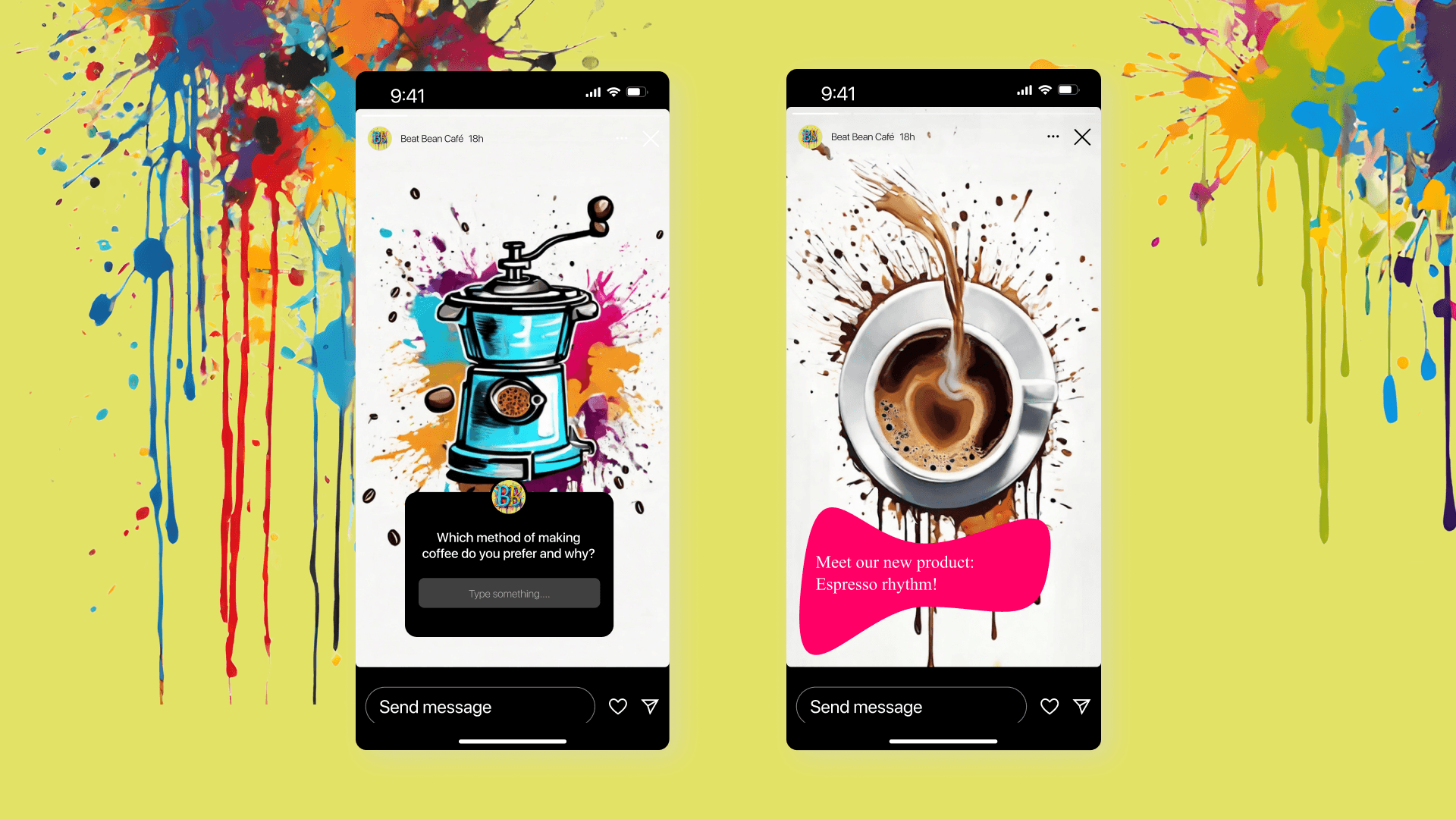 Bean Beat Café | Coffee house | Social media — Изображение №8 — Брендинг, Графика на Dprofile