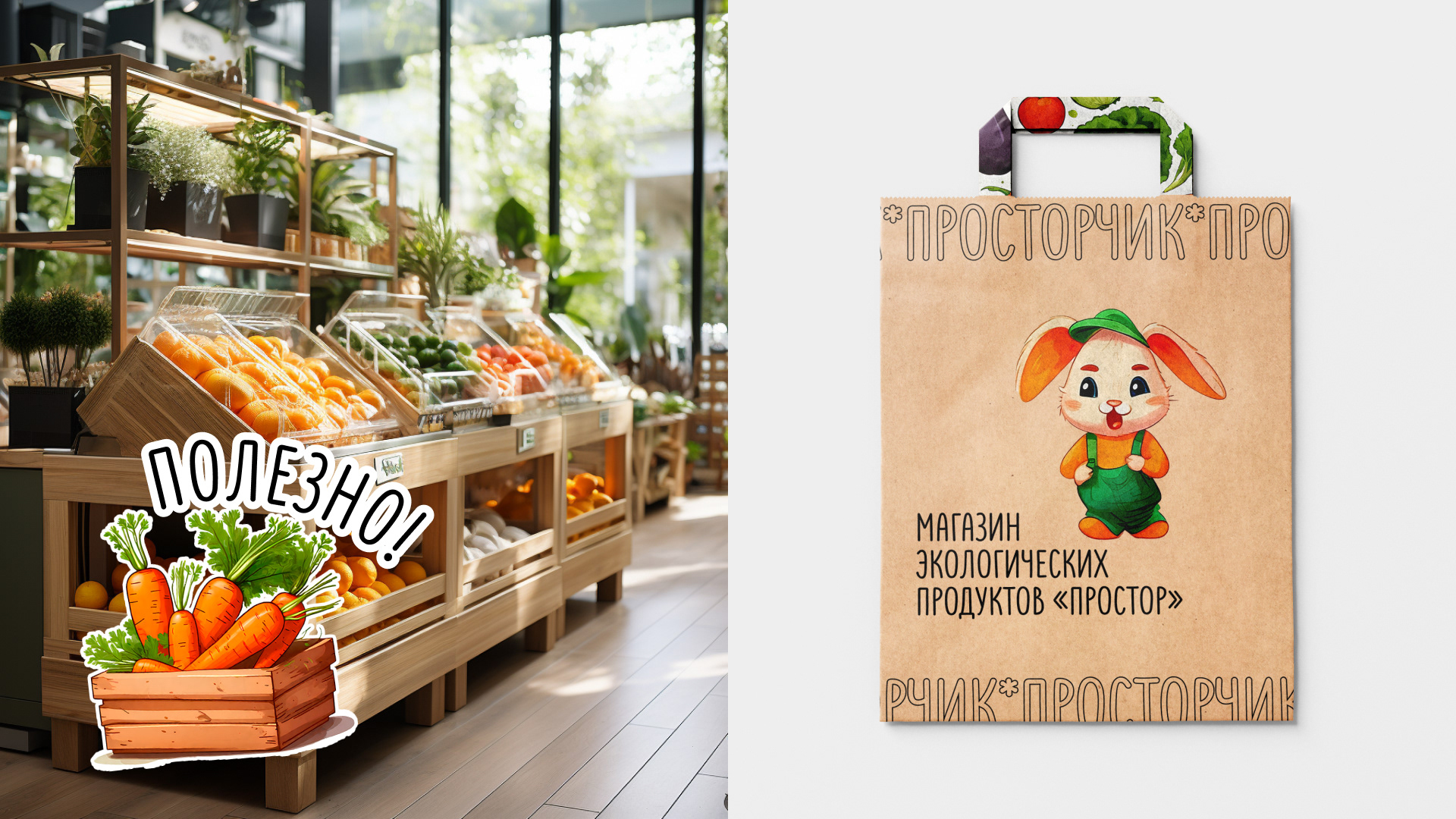 Эко магазин "Простор" | Стикеры — Изображение №5 — Иллюстрация, Графика на Dprofile