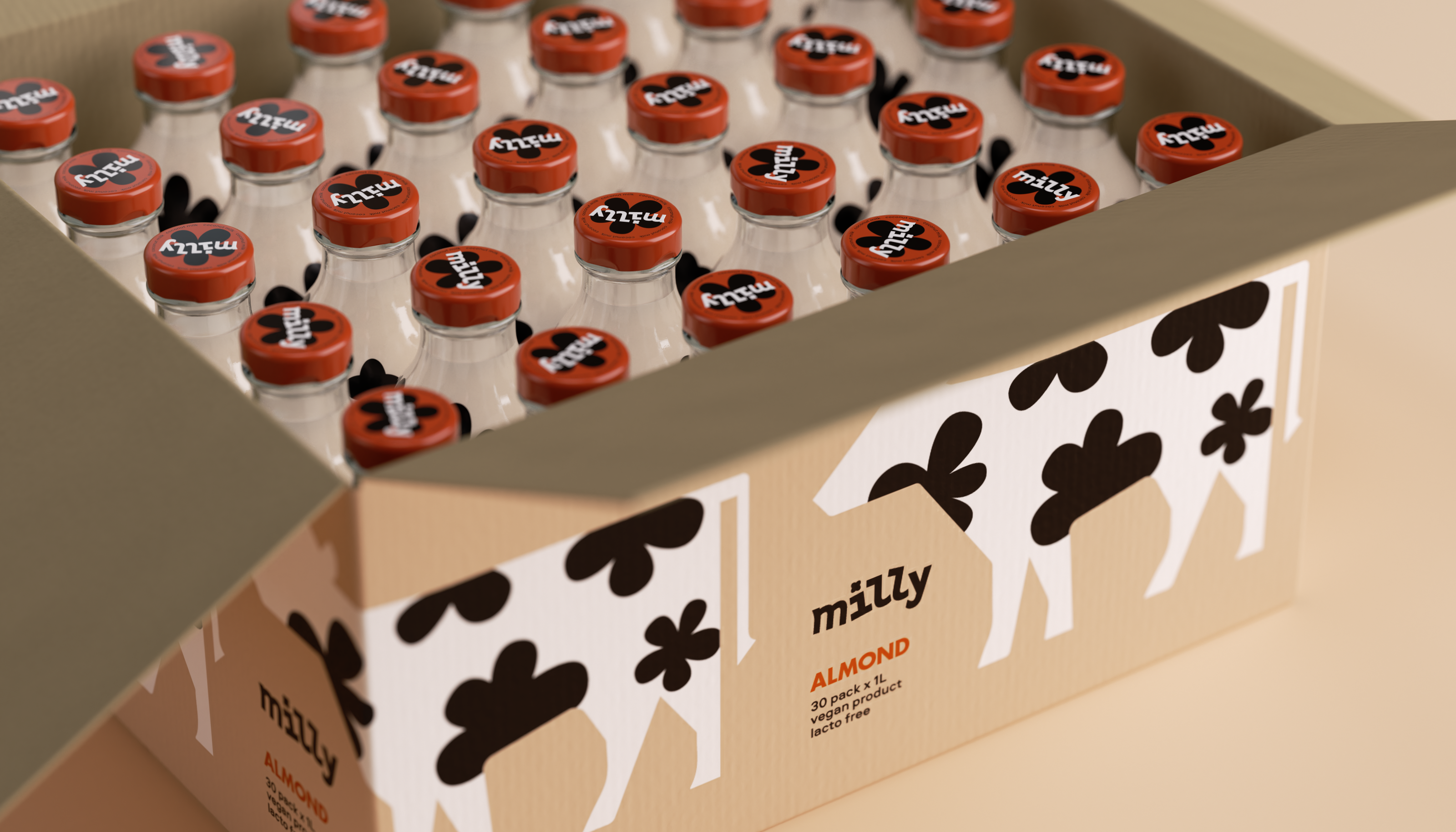 Vegan milk Milly — Изображение №10 — Графика на Dprofile