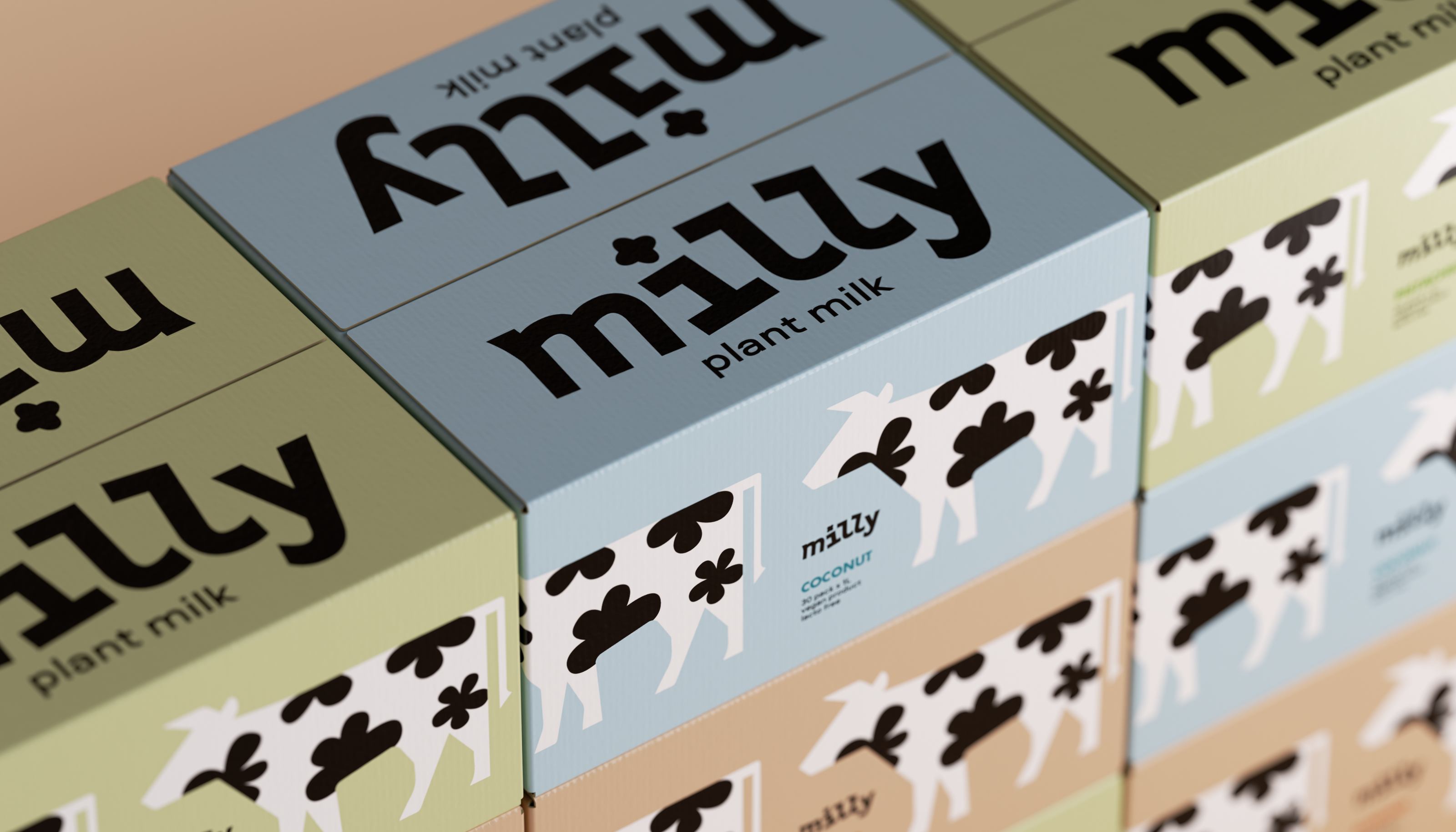 Vegan milk Milly — Изображение №12 — Графика на Dprofile