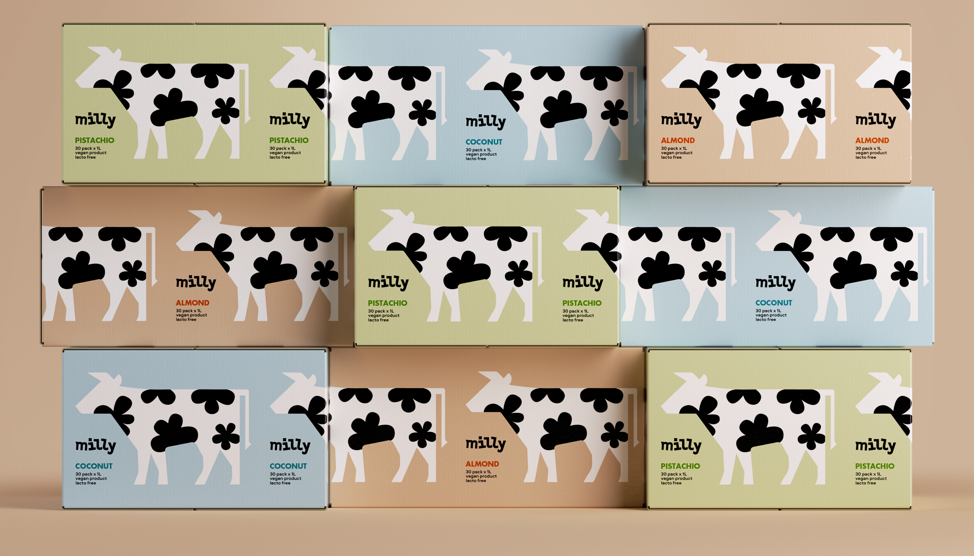 Vegan milk Milly — Изображение №11 — Графика на Dprofile