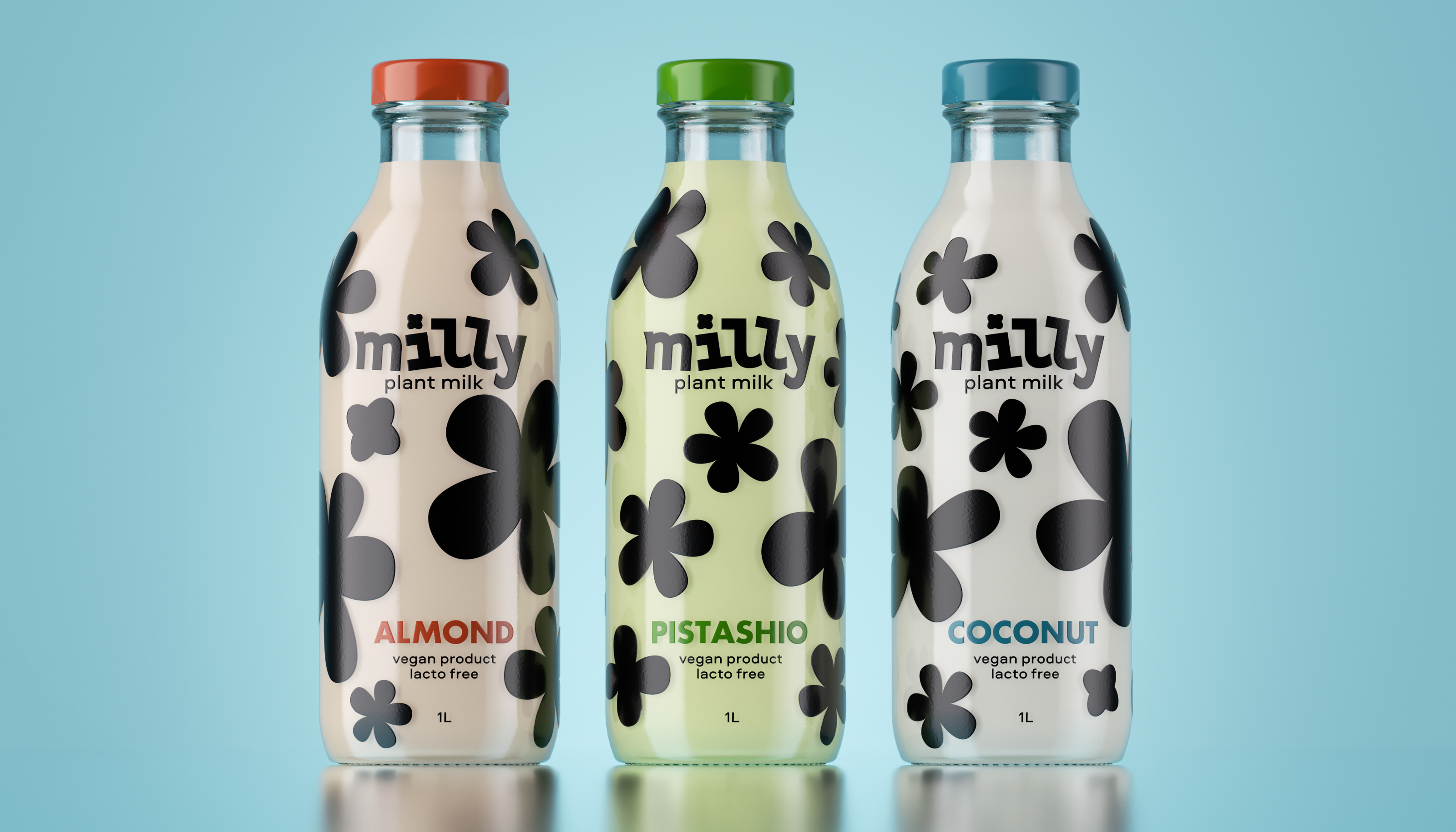 Vegan milk Milly — Изображение №1 — Графика на Dprofile