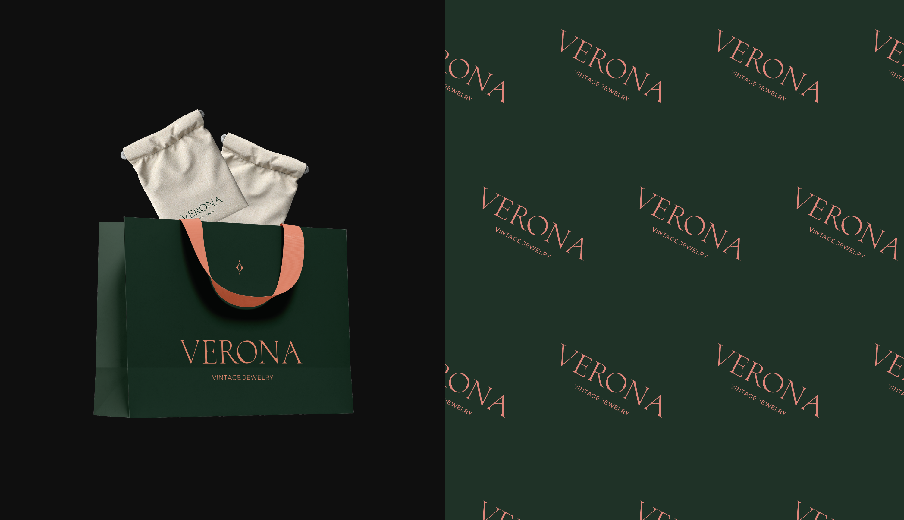 VERONA / Фирменный стиль для бренда винтажных украшений — Изображение №5 — Брендинг, Графика на Dprofile