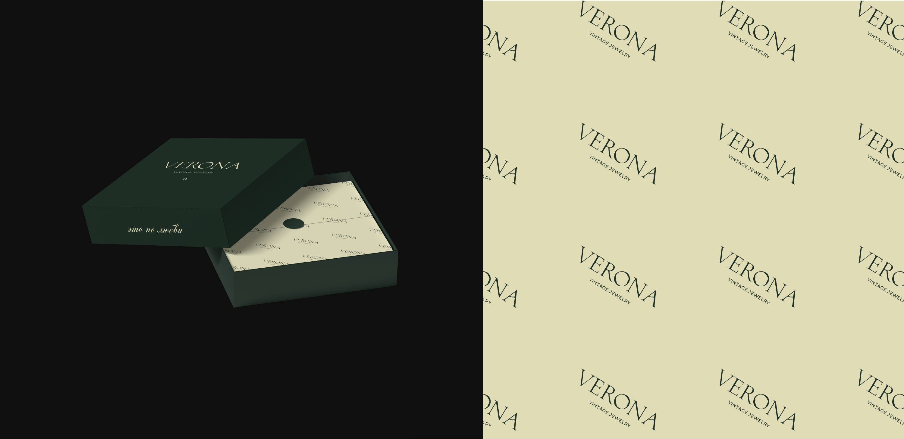 VERONA / Фирменный стиль для бренда винтажных украшений — Изображение №10 — Брендинг, Графика на Dprofile