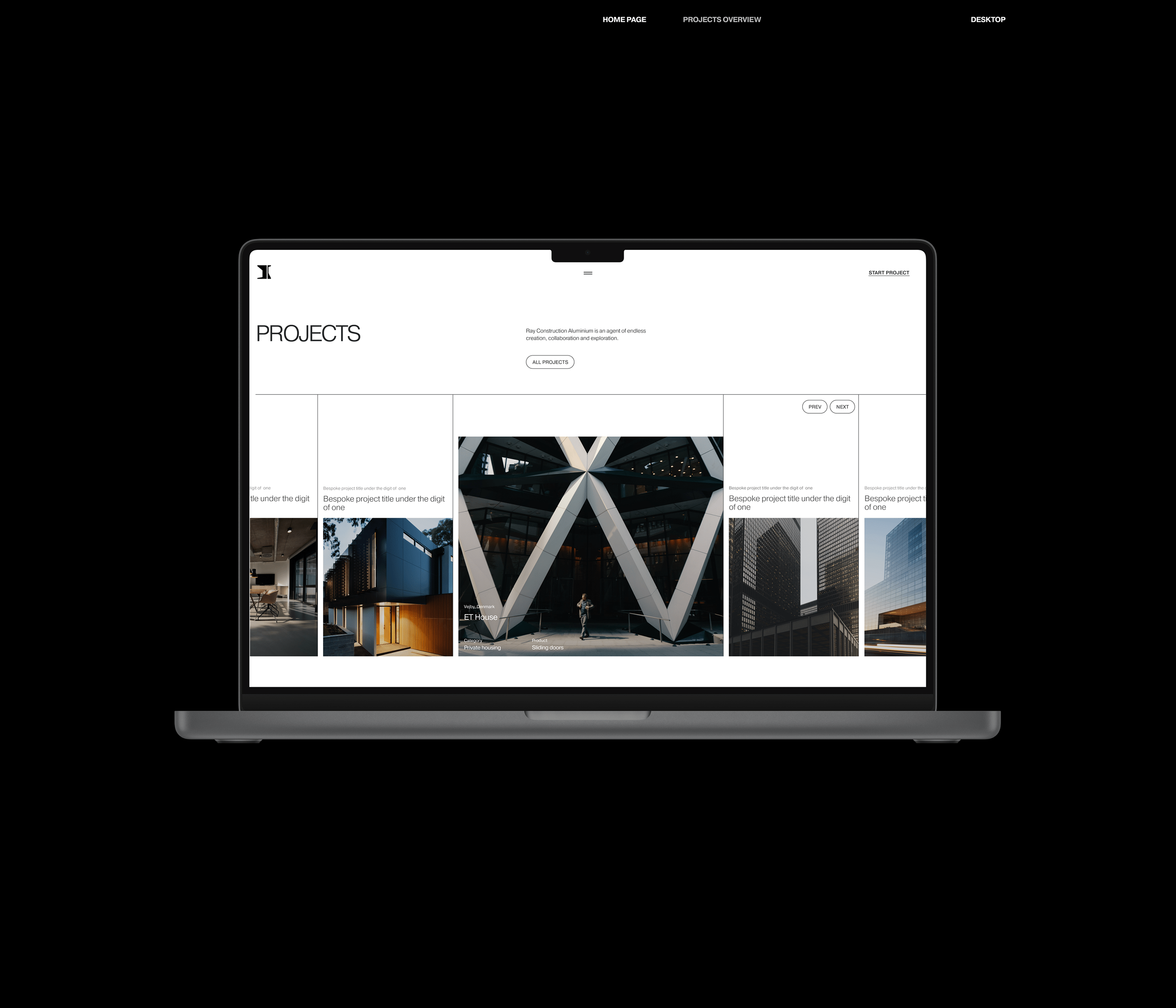 Ray Aluminium Constructions — Изображение №5 — Интерфейсы, Брендинг на Dprofile