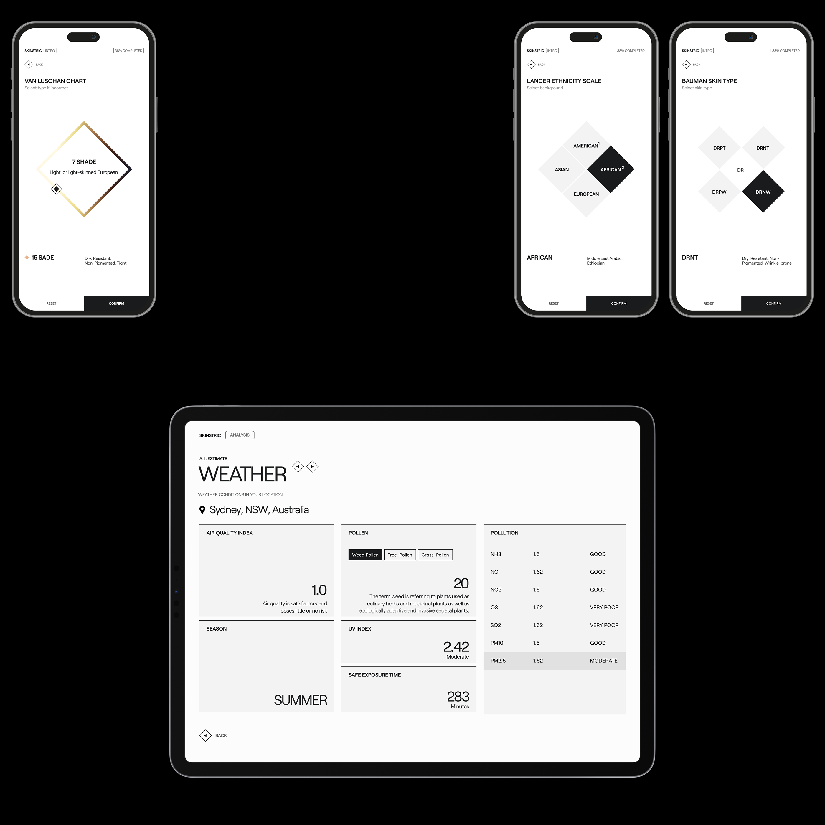 Skinstric Skincare A.I. — Изображение №18 — Интерфейсы, 3D на Dprofile