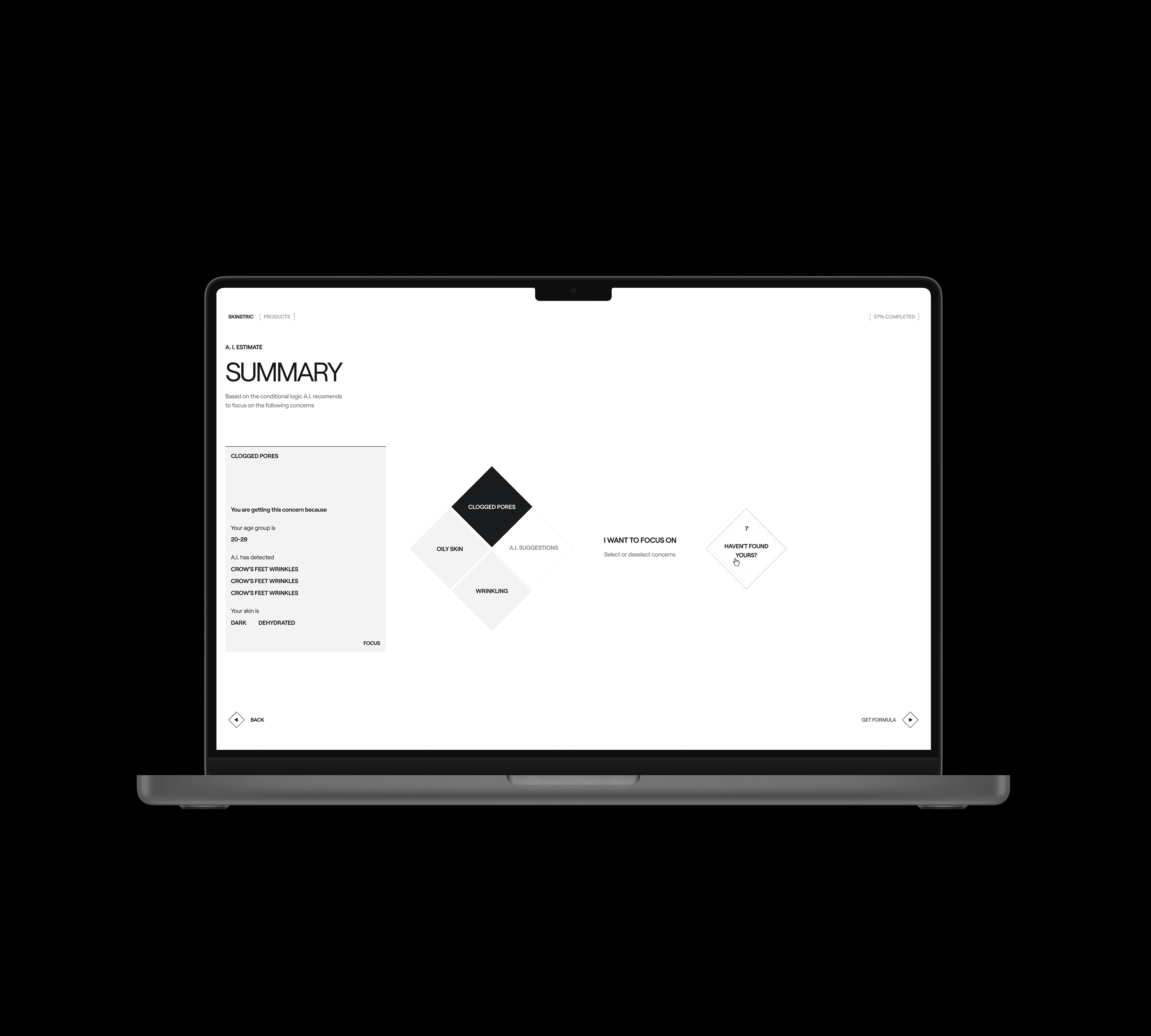 Skinstric Skincare A.I. — Изображение №22 — Интерфейсы, 3D на Dprofile