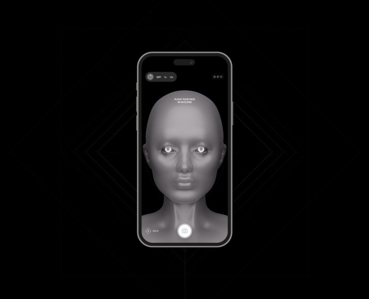 Skinstric Skincare A.I. — Интерфейсы, 3D на Dprofile