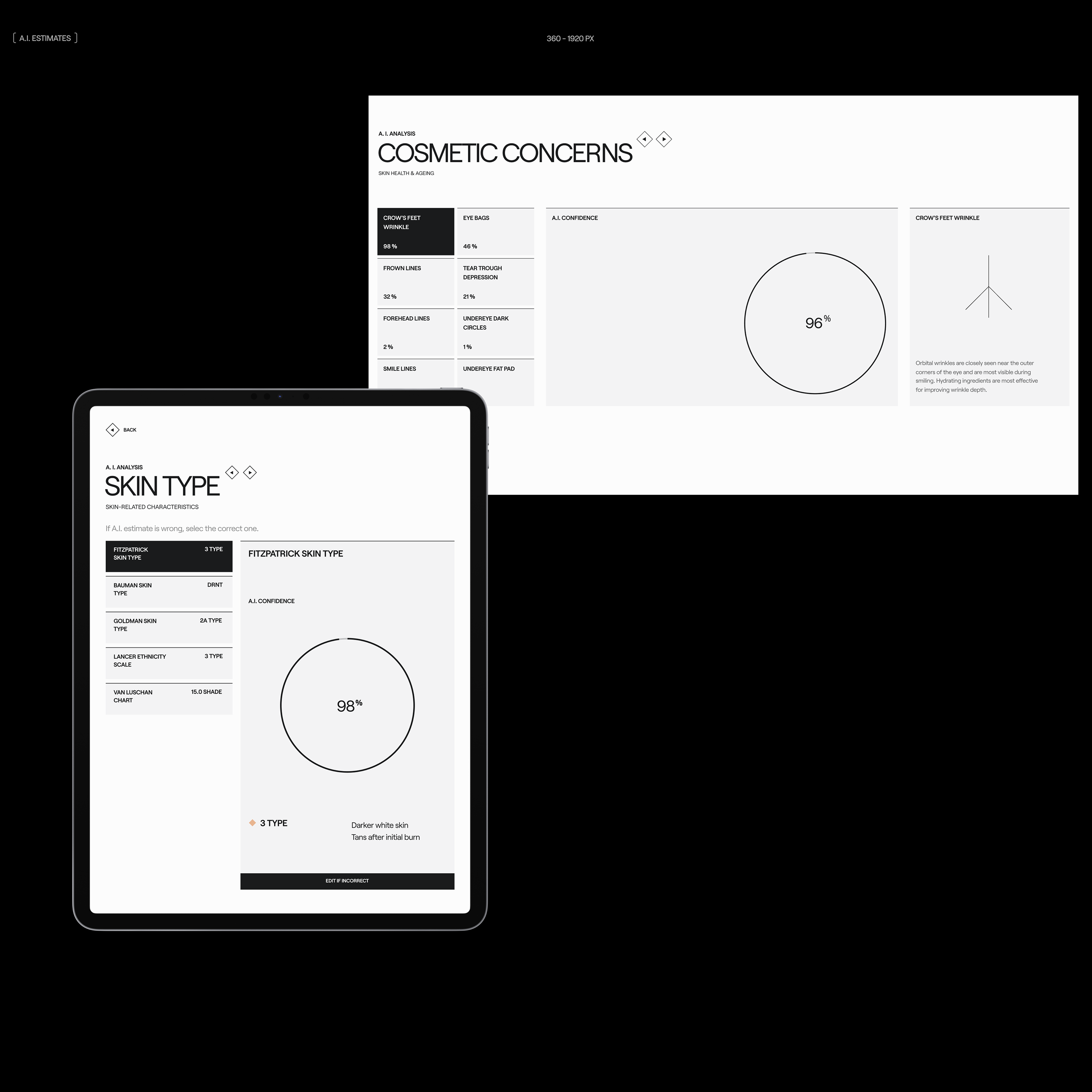 Skinstric Skincare A.I. — Изображение №16 — Интерфейсы, 3D на Dprofile