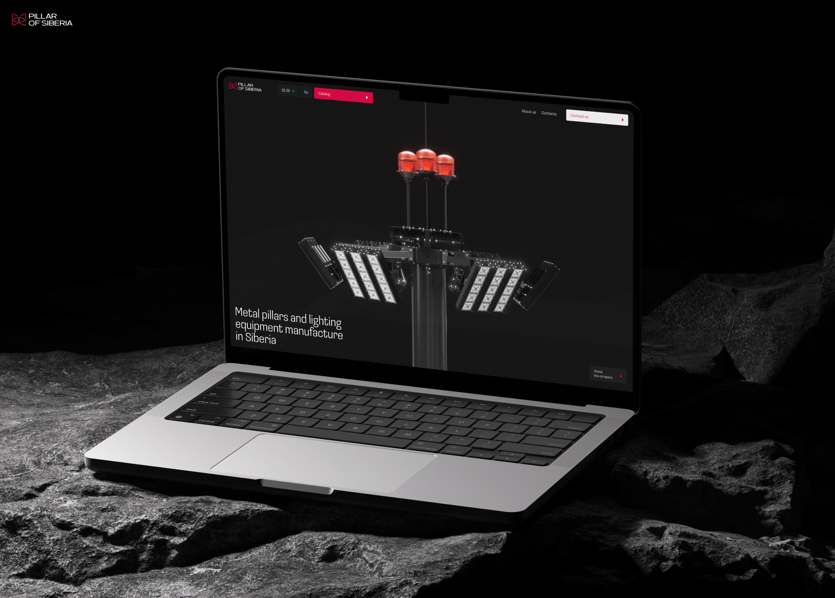 PILLAR OF SIBERIA — Web & Branding — Изображение №1 — Интерфейсы, 3D на Dprofile