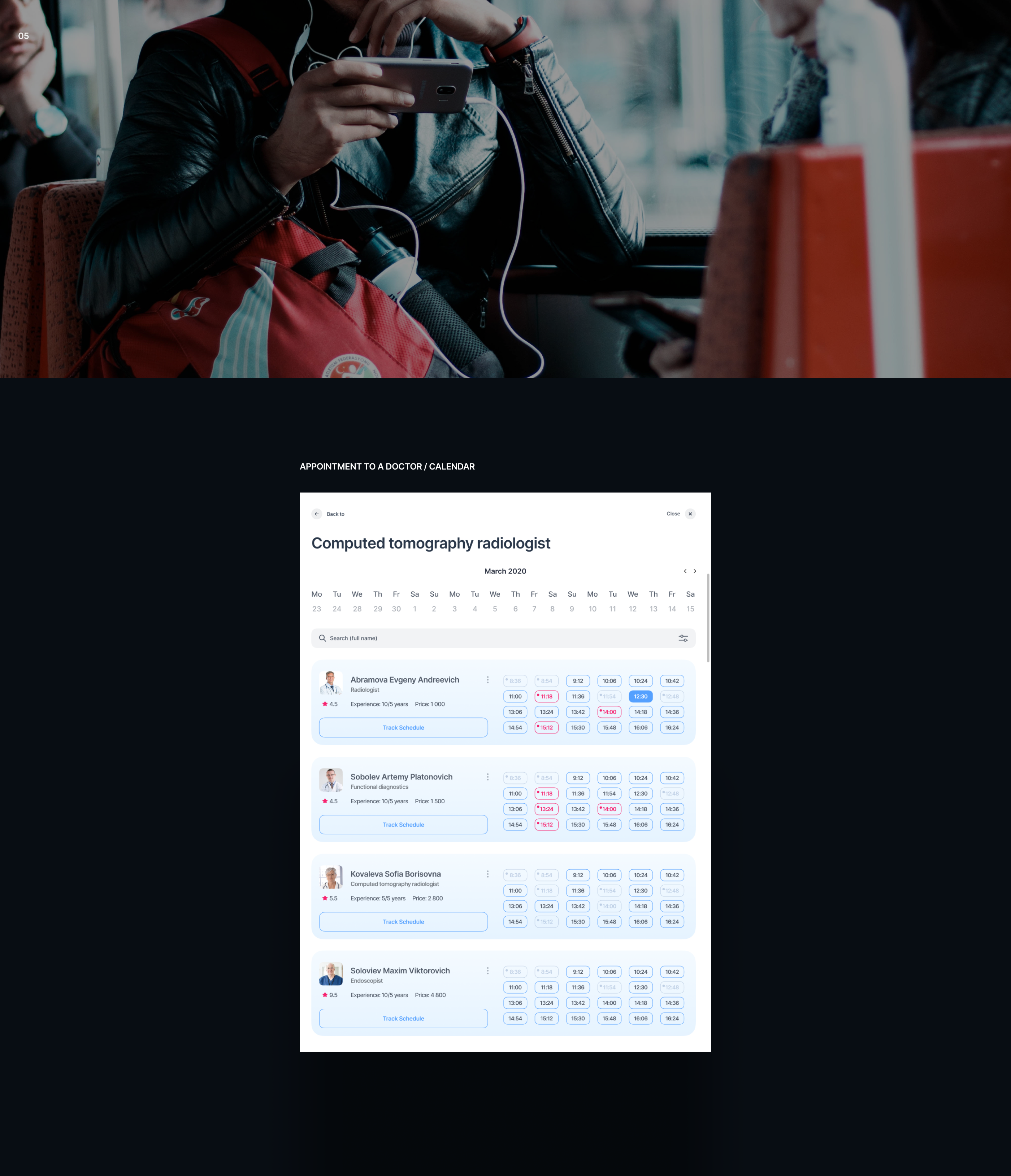 Medicine application — Изображение №10 — Интерфейсы на Dprofile