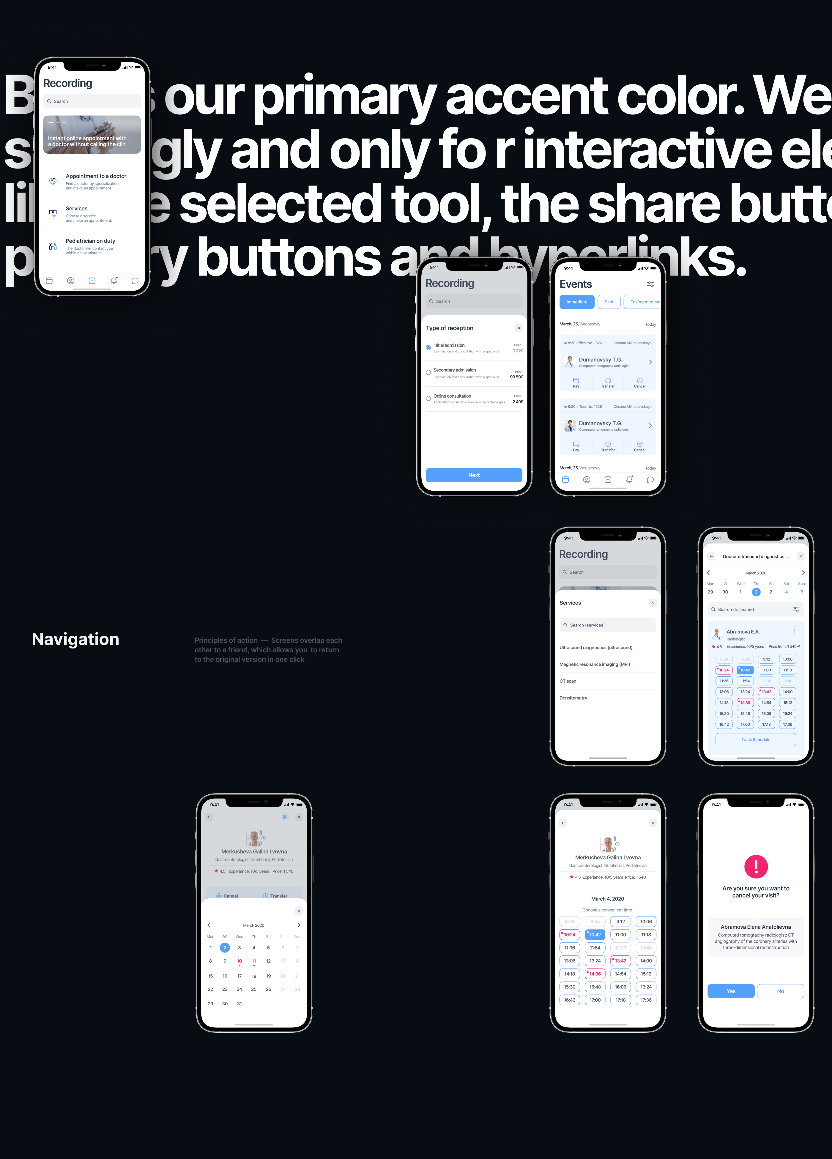 Medicine application — Изображение №9 — Интерфейсы на Dprofile
