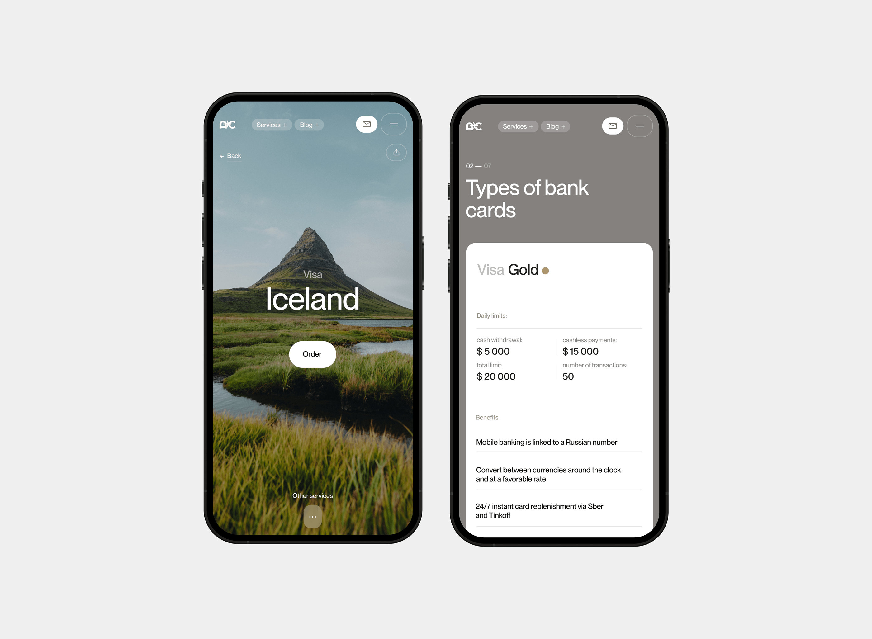 Visa center — Изображение №30 — Интерфейсы, Брендинг на Dprofile
