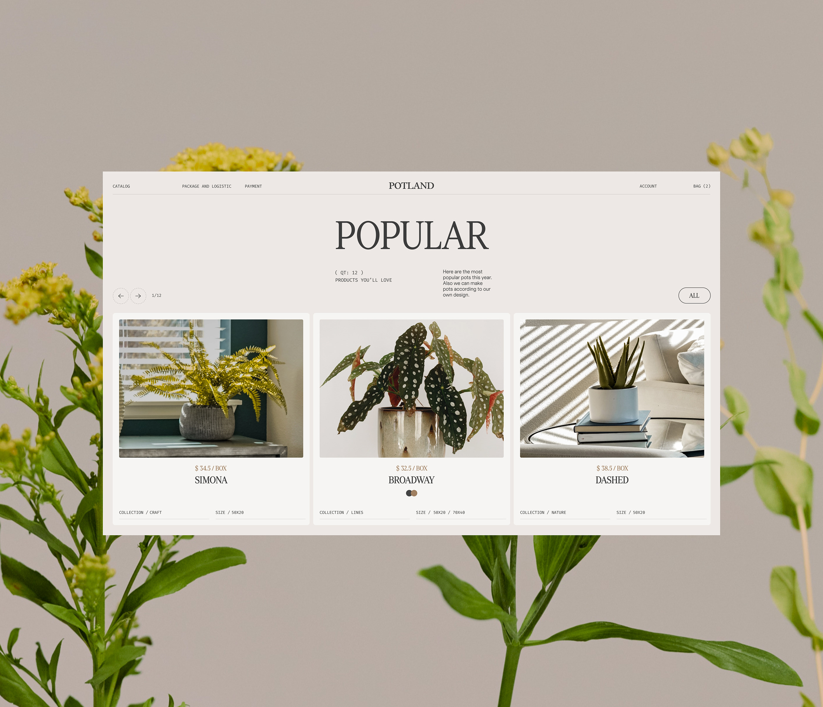 Potland — Изображение №7 — Интерфейсы, Анимация на Dprofile