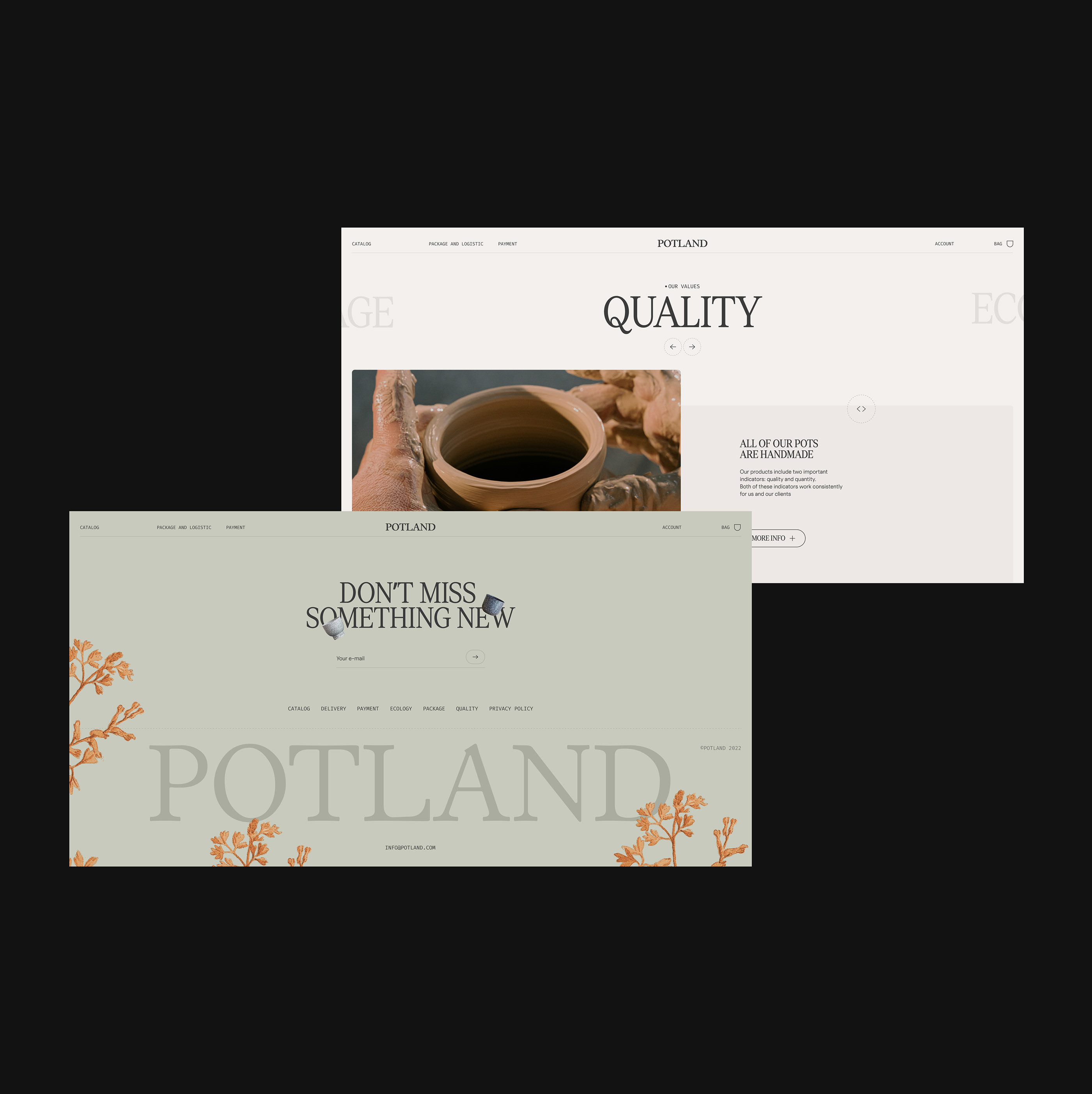 Potland — Изображение №8 — Интерфейсы, Анимация на Dprofile