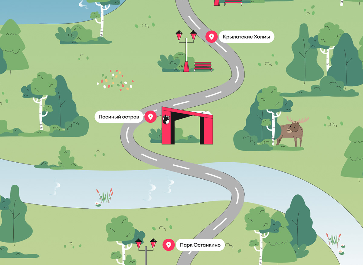 Interactive Bicycle Journey — Изображение №52 — Интерфейсы, Иллюстрация на Dprofile