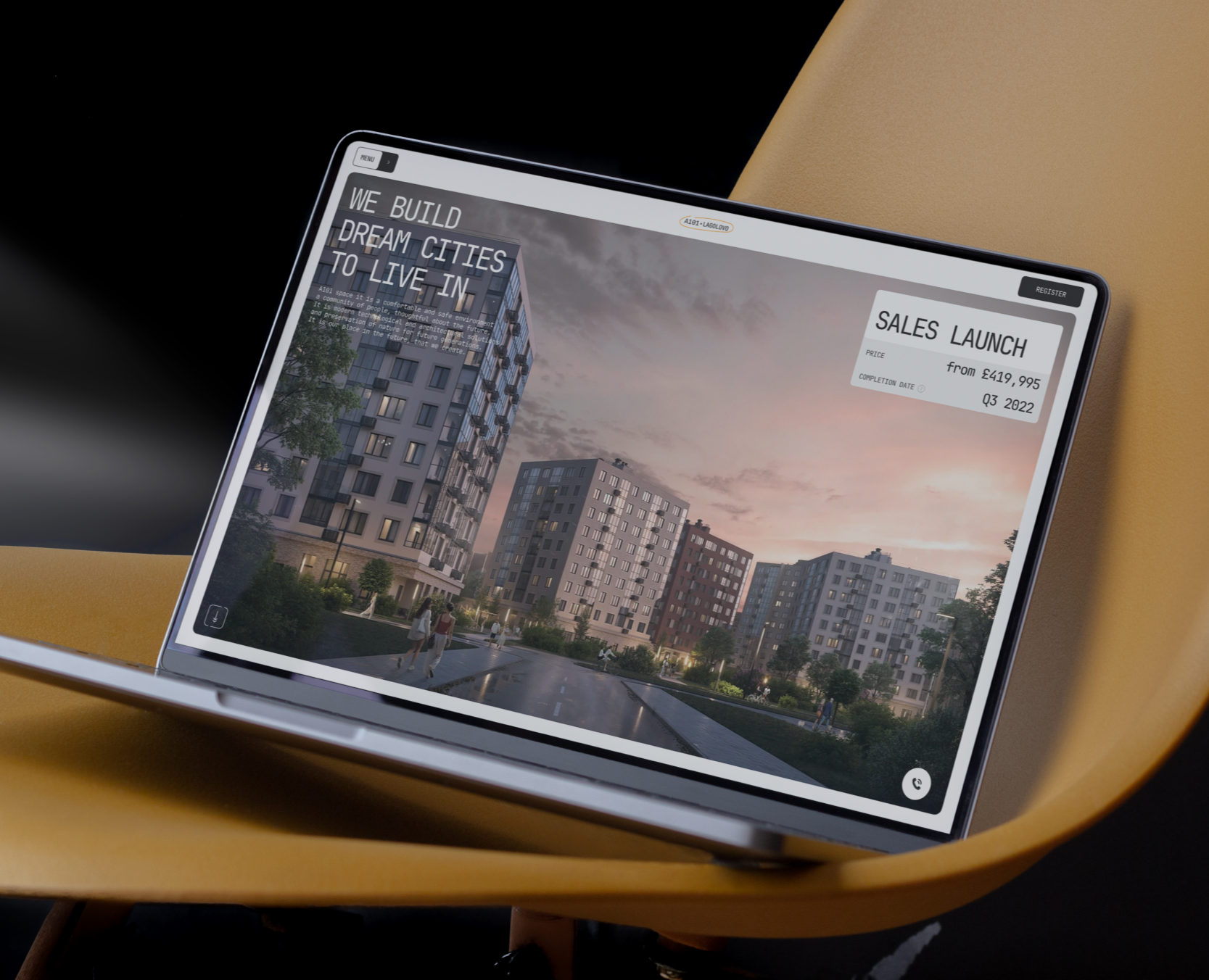 A101 × LAGOLOVO — Интерфейсы, 3D на Dprofile