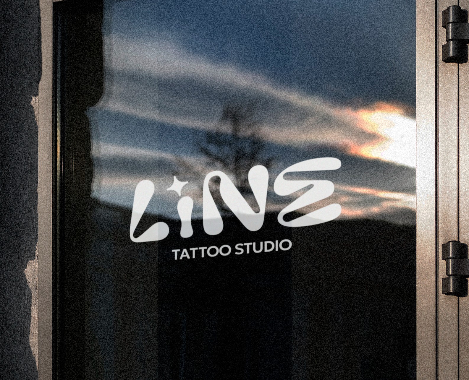 «LINE» | tattoo studio brand identity на Dprofile