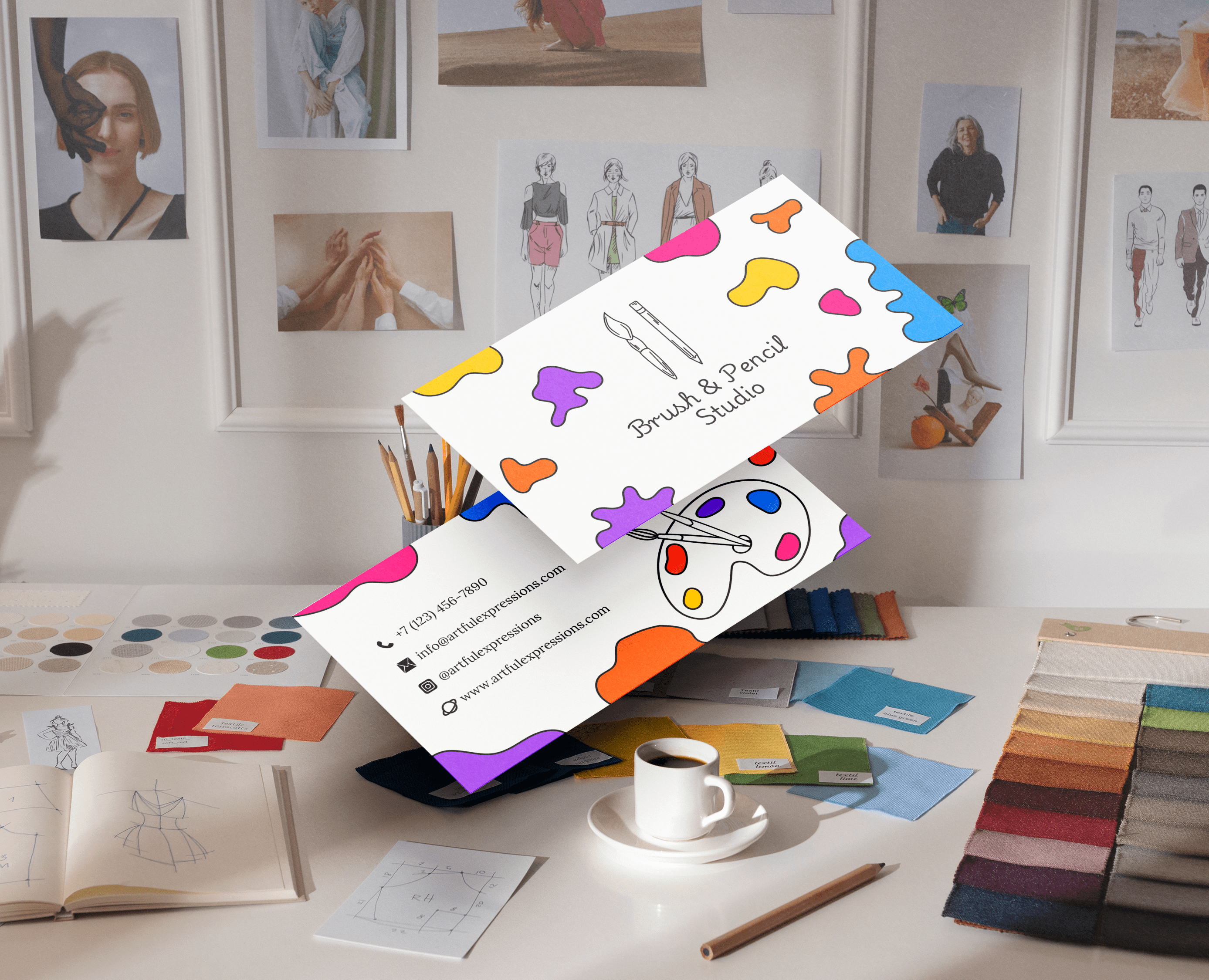Brush & Pencil Studio | Фирменный стиль | Айдентика | — Брендинг на Dprofile