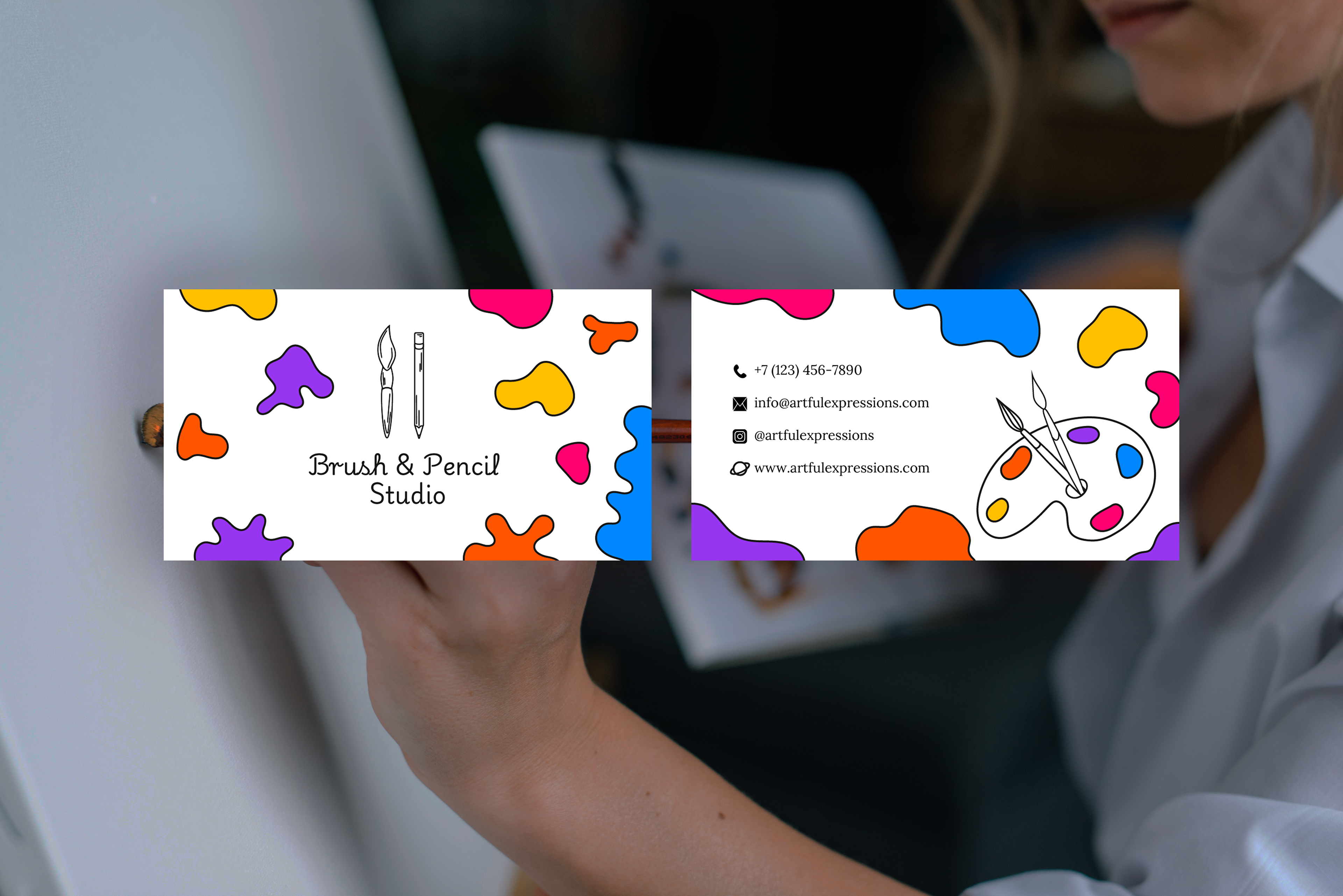 Brush & Pencil Studio | Фирменный стиль | Айдентика | — Изображение №6 — Брендинг на Dprofile