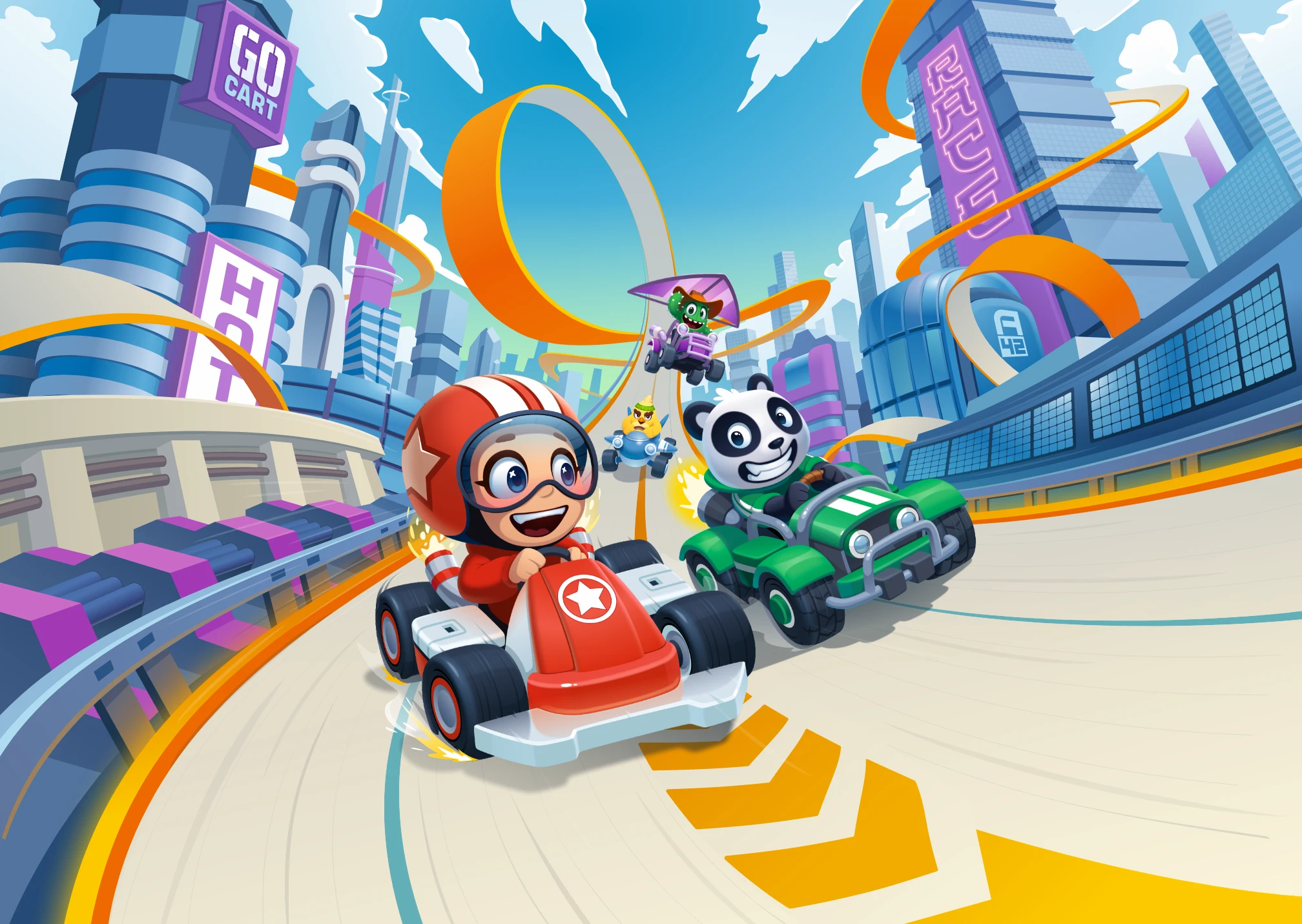 Race game new look — Изображение №1 — Иллюстрация на Dprofile
