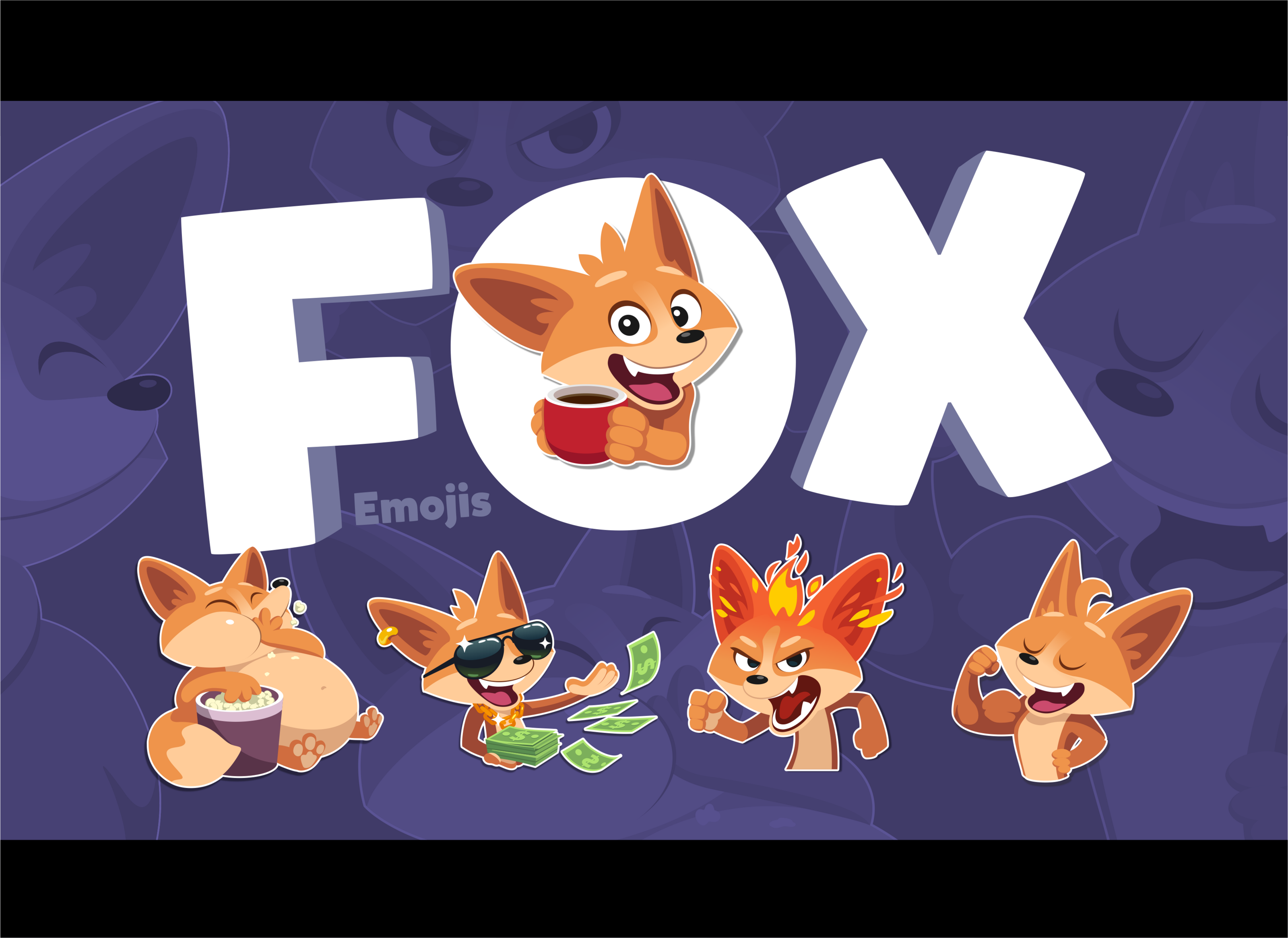 Fox emojis — Изображение №9 — Иллюстрация, Анимация на Dprofile