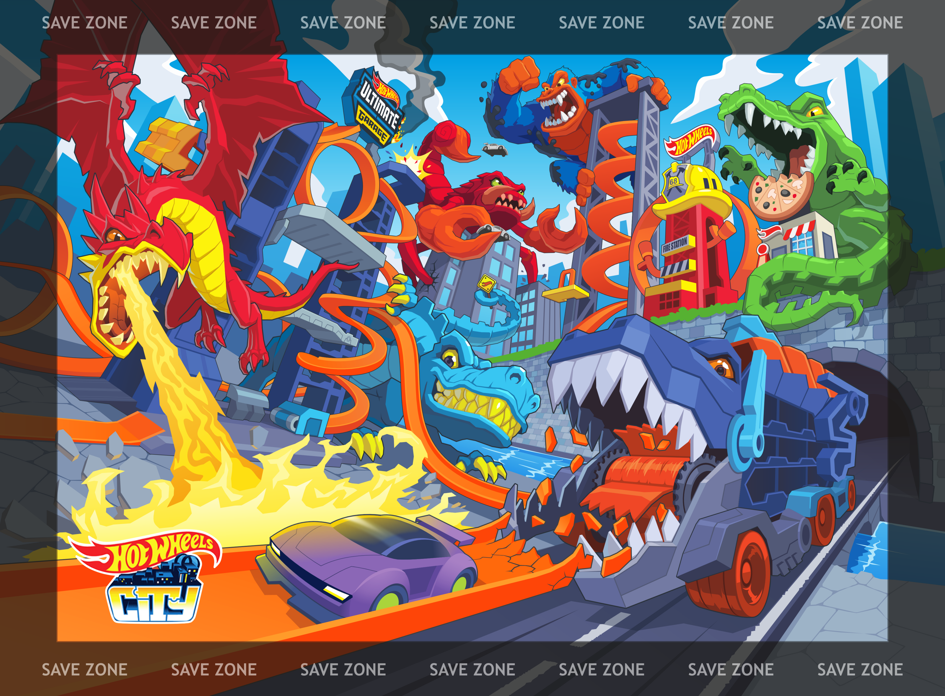 Постер для малоизвестной компании Hot Wheels — Изображение №1 — Иллюстрация на Dprofile